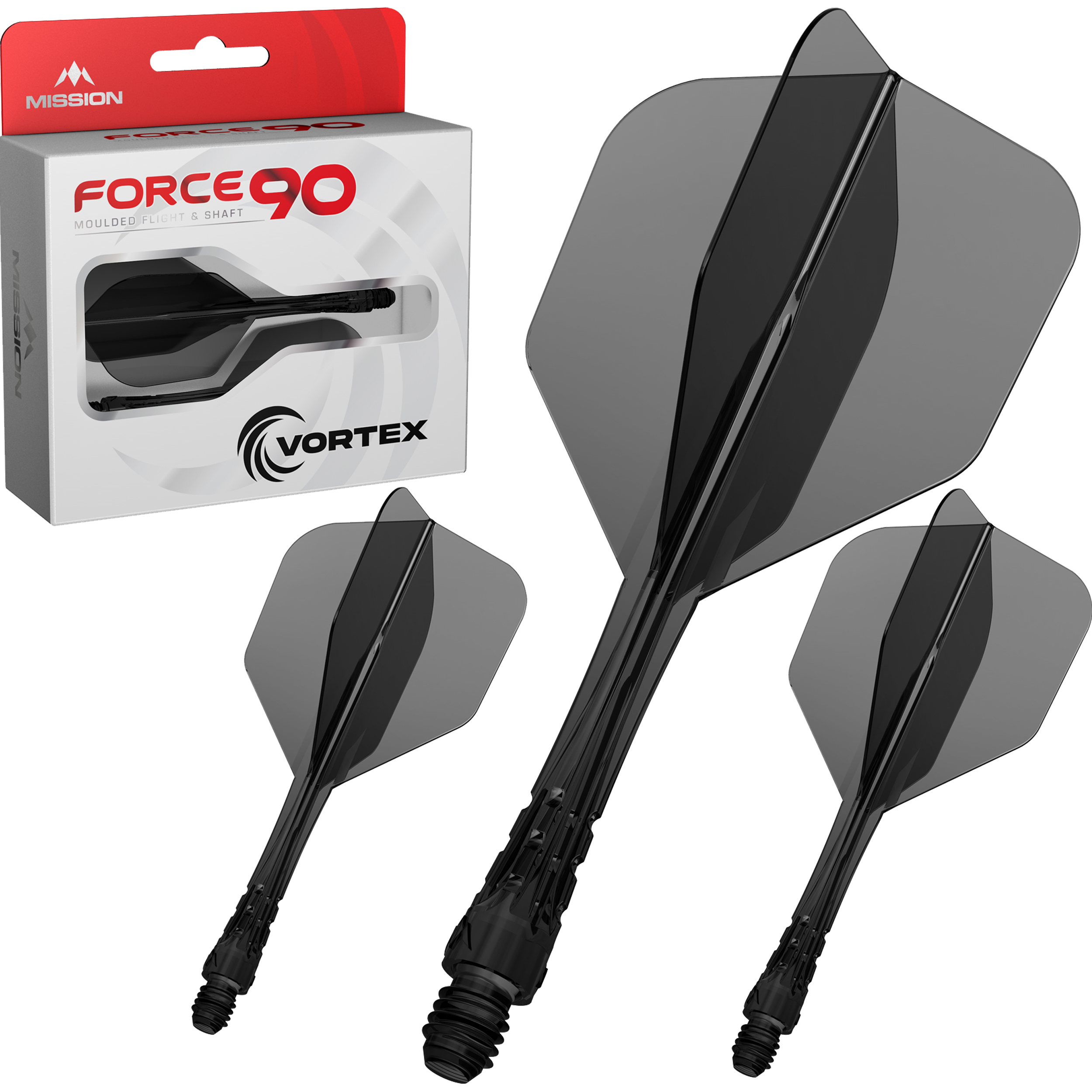 Mission - Force 90 Vortex Schwarz Transparent - No6 Mission - Force 90 Vortex Schwarz Transparent - No6