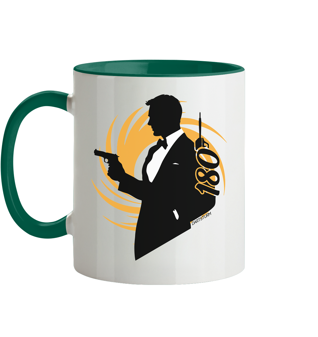DartSturm - Dart Agent - Tasse zweifarbig
