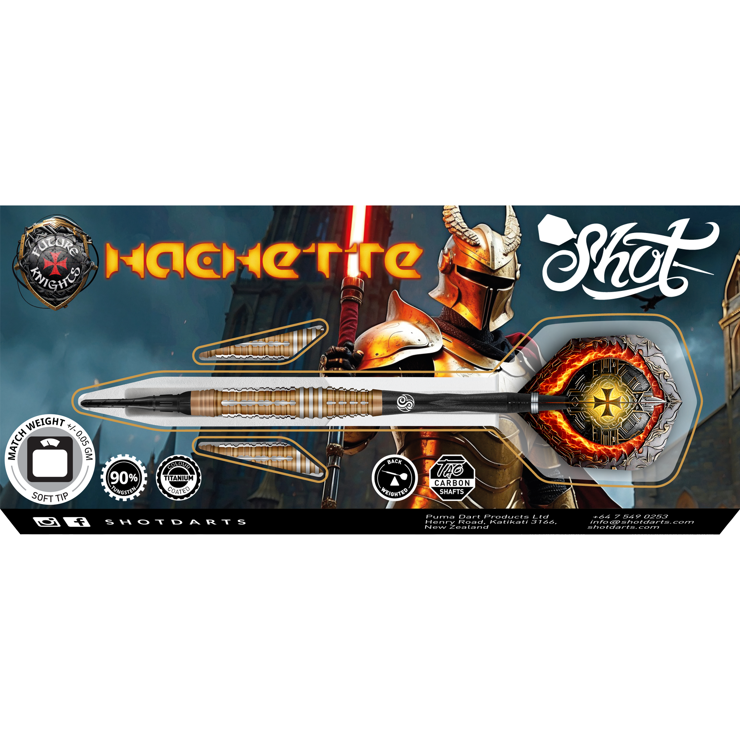 Shot - Future Knights Hachette - Softdart