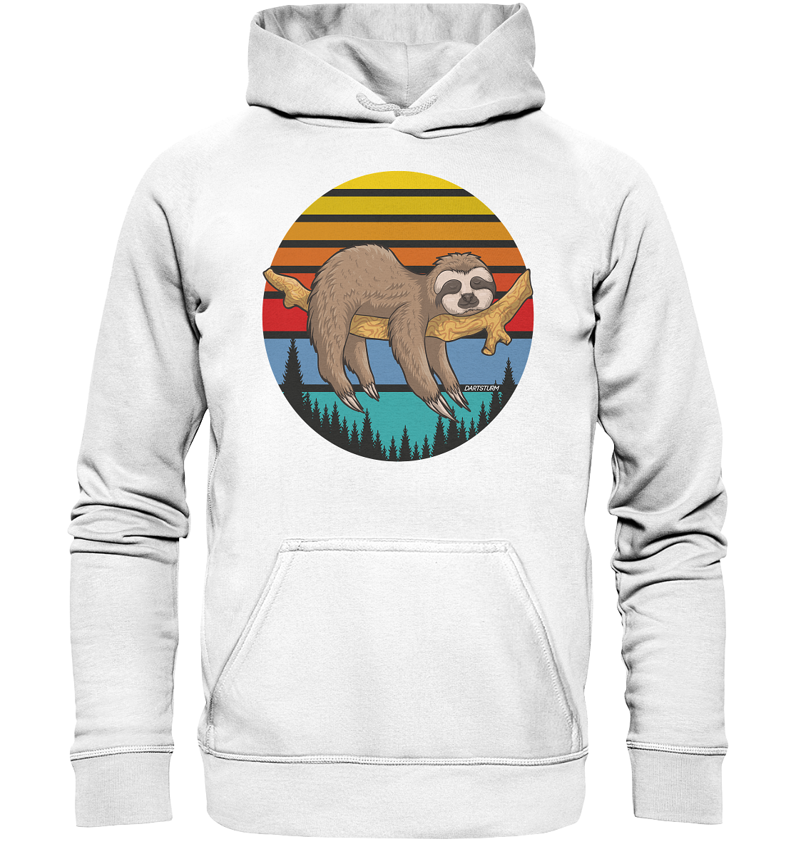 DartSturm - Lazy Sloth - Basic Unisex Hoodie DartSturm - Lazy Sloth - Basic Unisex Hoodie
