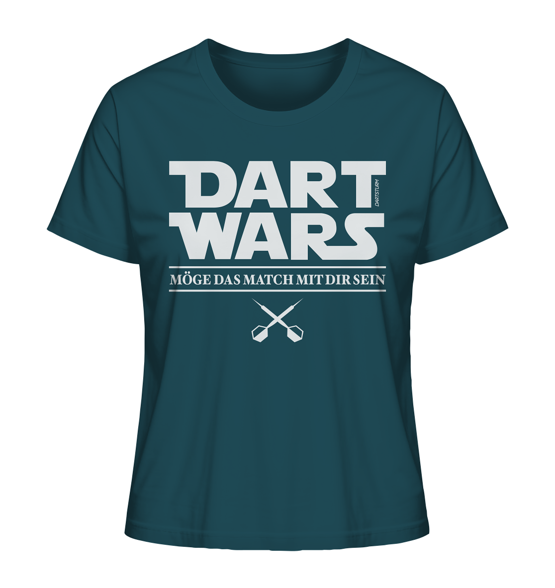 DartSturm - Dart Wars Weiß - Ladies Organic Shirt DartSturm - Dart Wars Weiß - Ladies Organic Shirt