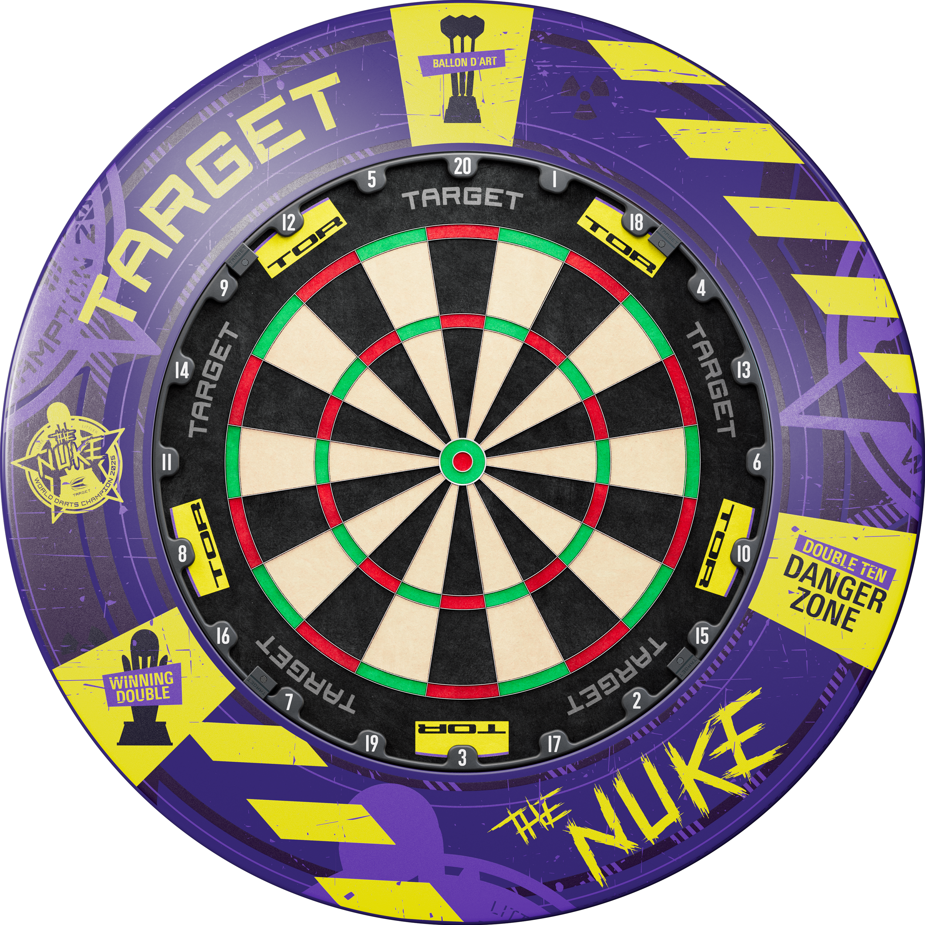 Target - Luke Littler WC 2025 Dartboard Surround - Bundle Target - Luke Littler WC 2025 Dartboard Surround - Bundle