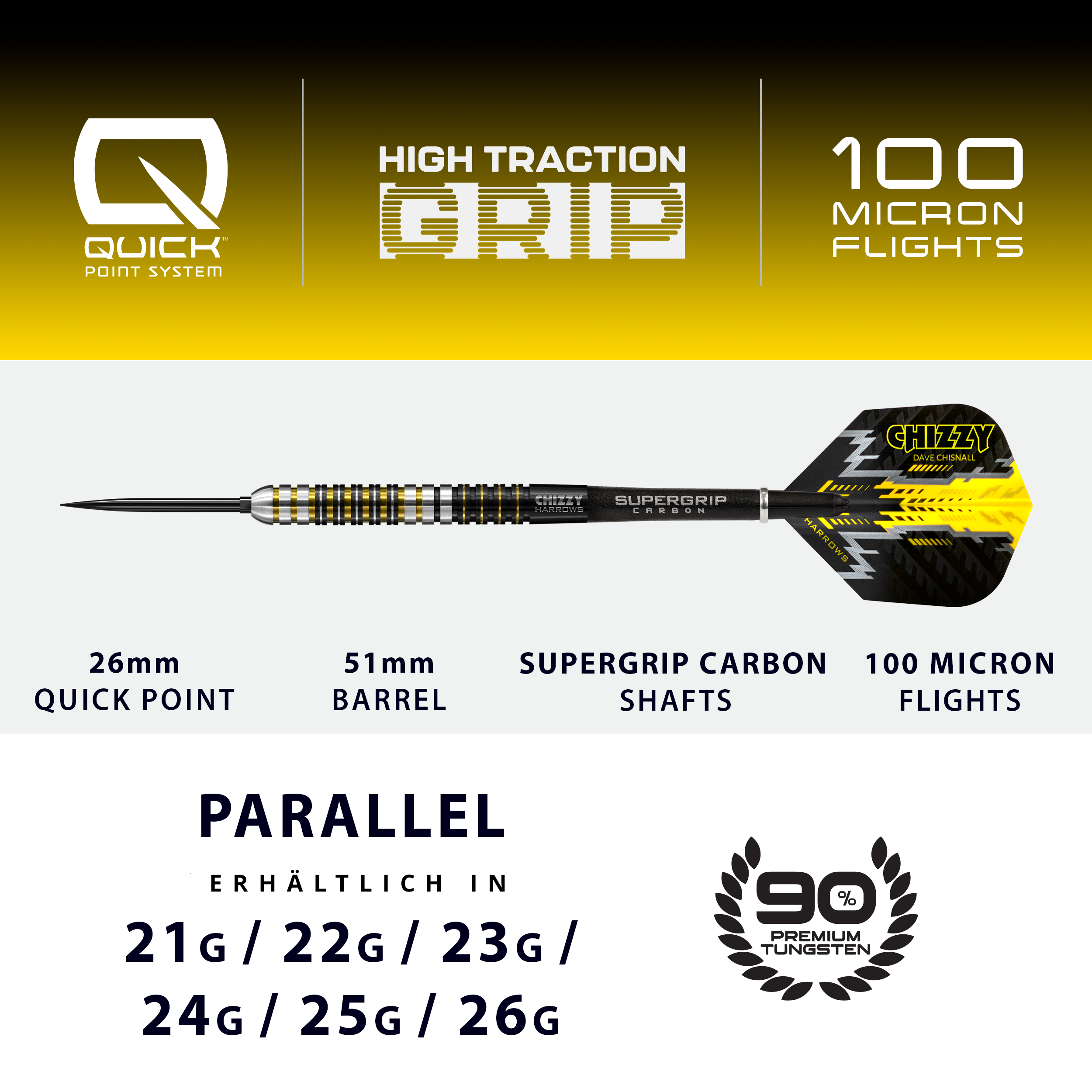 Harrows - Quick Point - Dave Chisnall - Steeldart