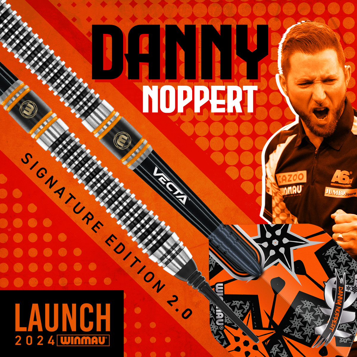 Winmau - Danny Noppert Special Edition 2.0 - Softdart Winmau - Danny Noppert Special Edition 2.0 - Softdart