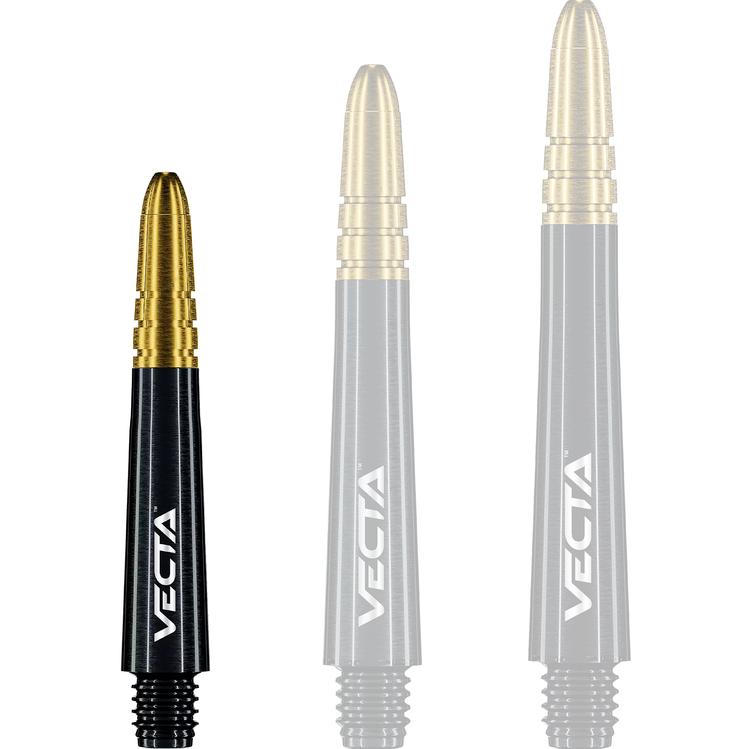 Winmau - Vecta Shaft - Schwarz Gold Winmau - Vecta Shaft - Schwarz Gold