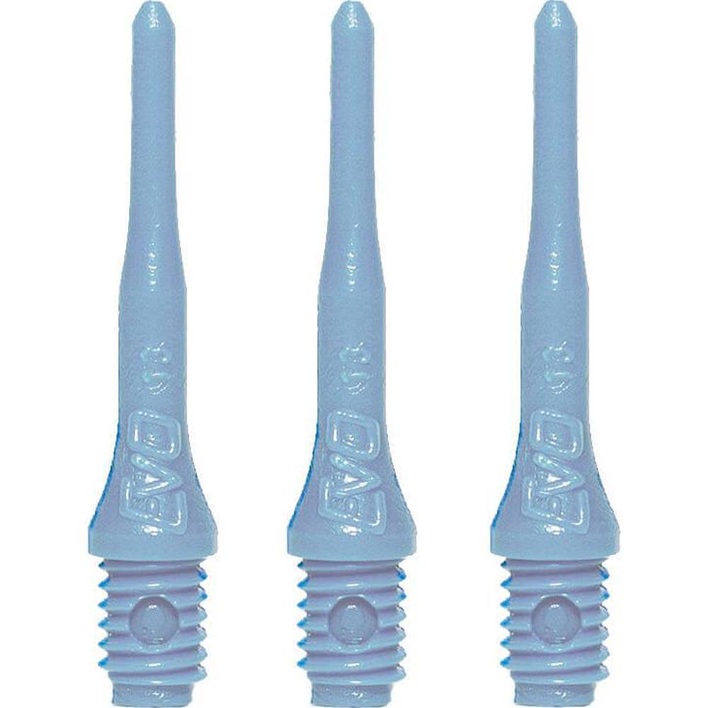 Evolution-Evo-Spitzen-22mm-Silberblau Evolution - Softdartspitzen