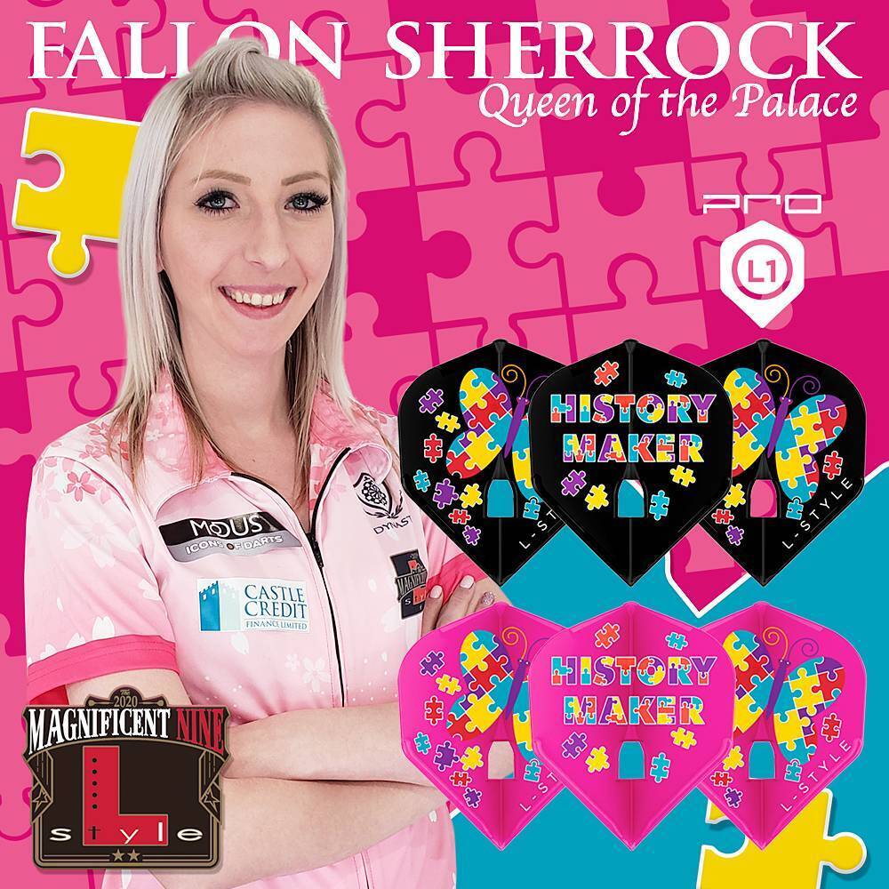 L-Style-Champagne-Flight-Pro-Fallon-Sherrock-V2-Standard-Banner L-Style - Champagne Flight Pro - Fallon Sherrock V2 - Standard