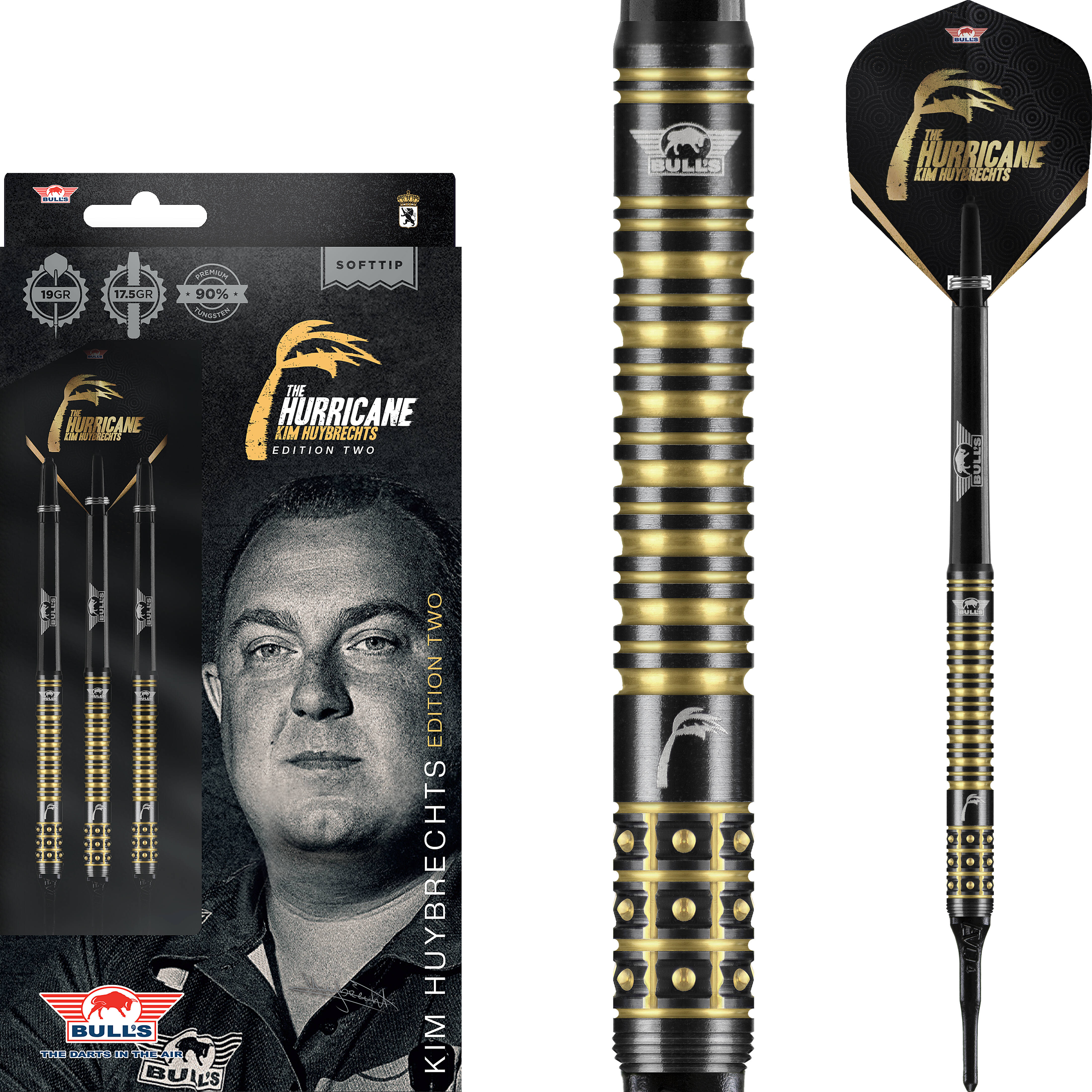 Bull's NL - Kim Huybrechts Black E2 - Softdart Bull's NL - Kim Huybrechts Black E2 - Softdart