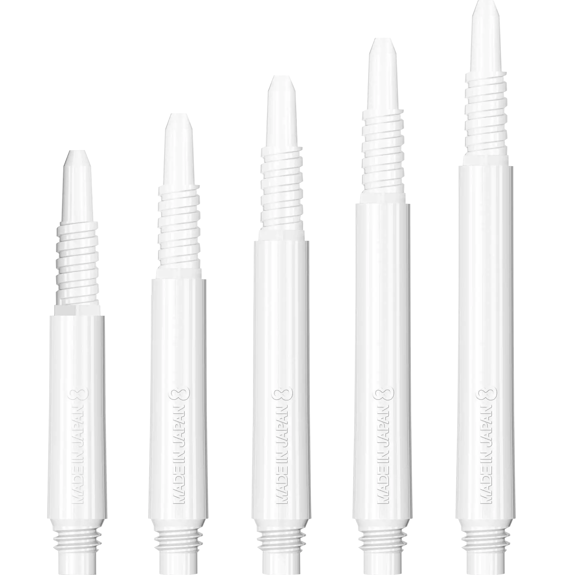 8 Flight - Regular Fixed Shaft - Weiß 8 Flight - Regular Fixed Shaft - Weiß