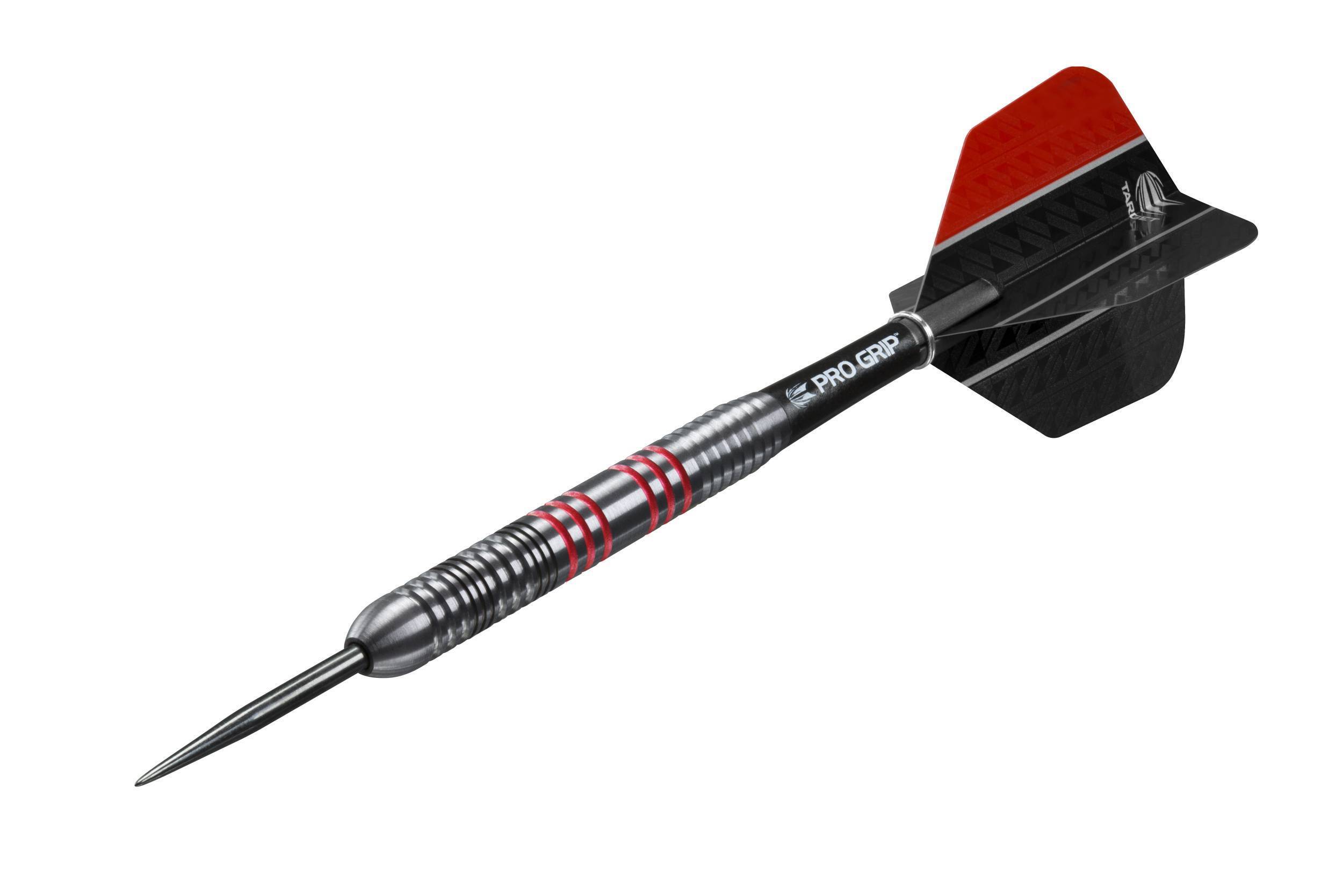 VAPOR-8-BLACK-RED-STEEL-TIP-DART-DYNAMIC Target - Vapor-8 - Schwarz Rot - Steeldart