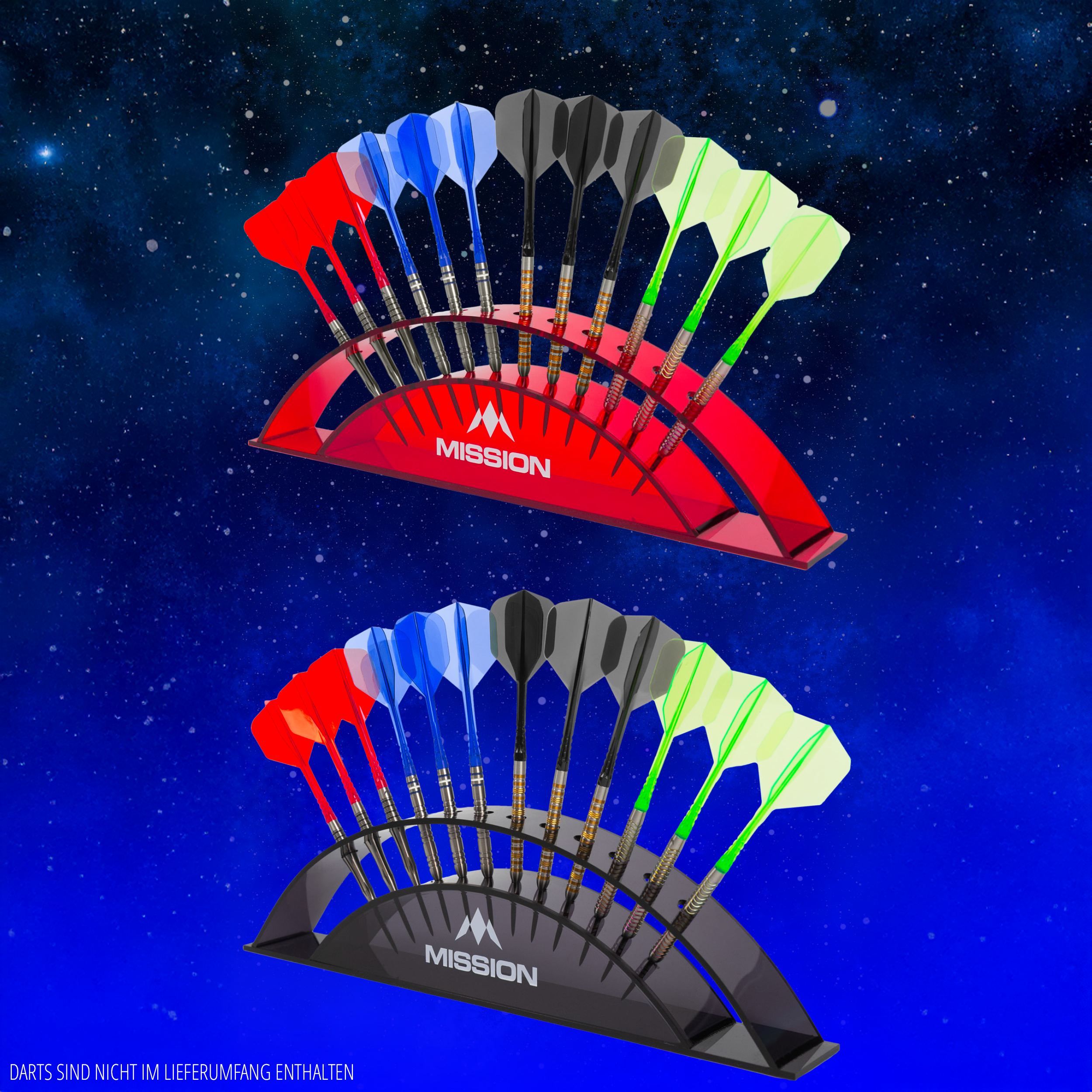 Mission - Acryl Dartständer Arc - 12-Fach