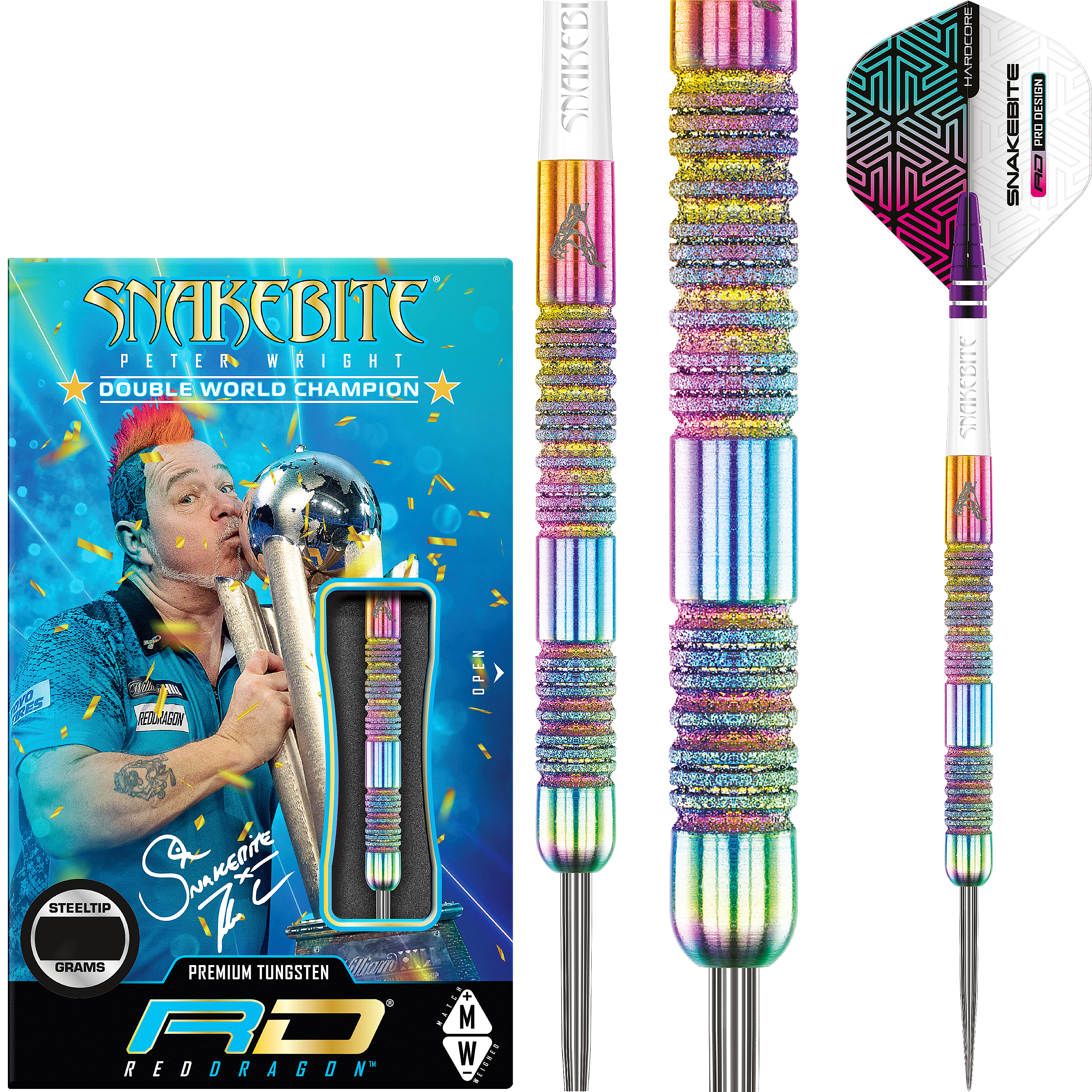 Red Dragon - Peter Wright Diamond Fusion Spectron SE - Steeldart Red Dragon - Peter Wright Diamond Fusion Spectron SE - Steeldart