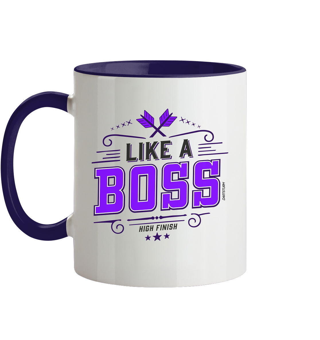 DartSturm - Like a Boss Purple - Tasse zweifarbig