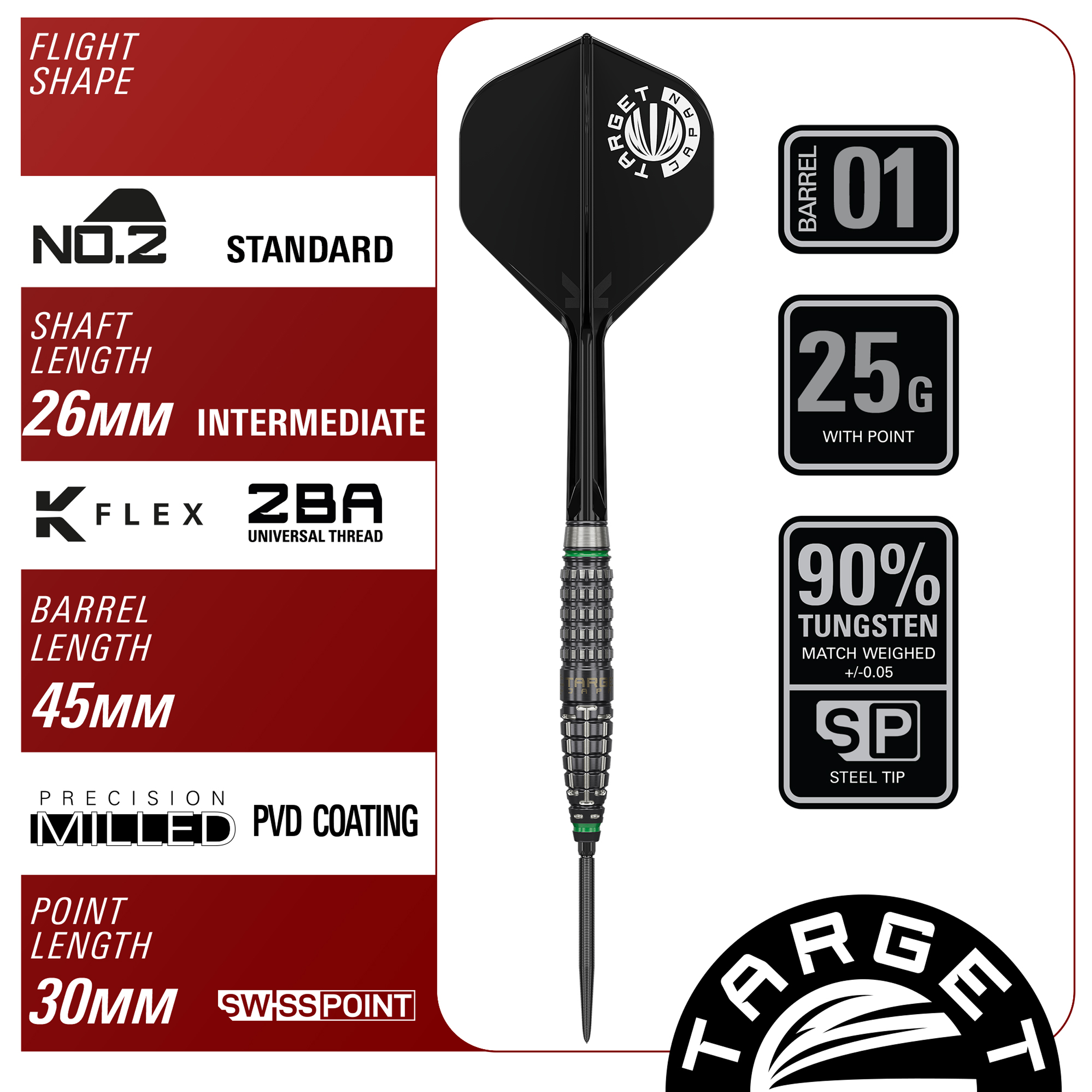 Target Japan - Swiss Point - Akito Yamagata GEN 2 - Steeldart