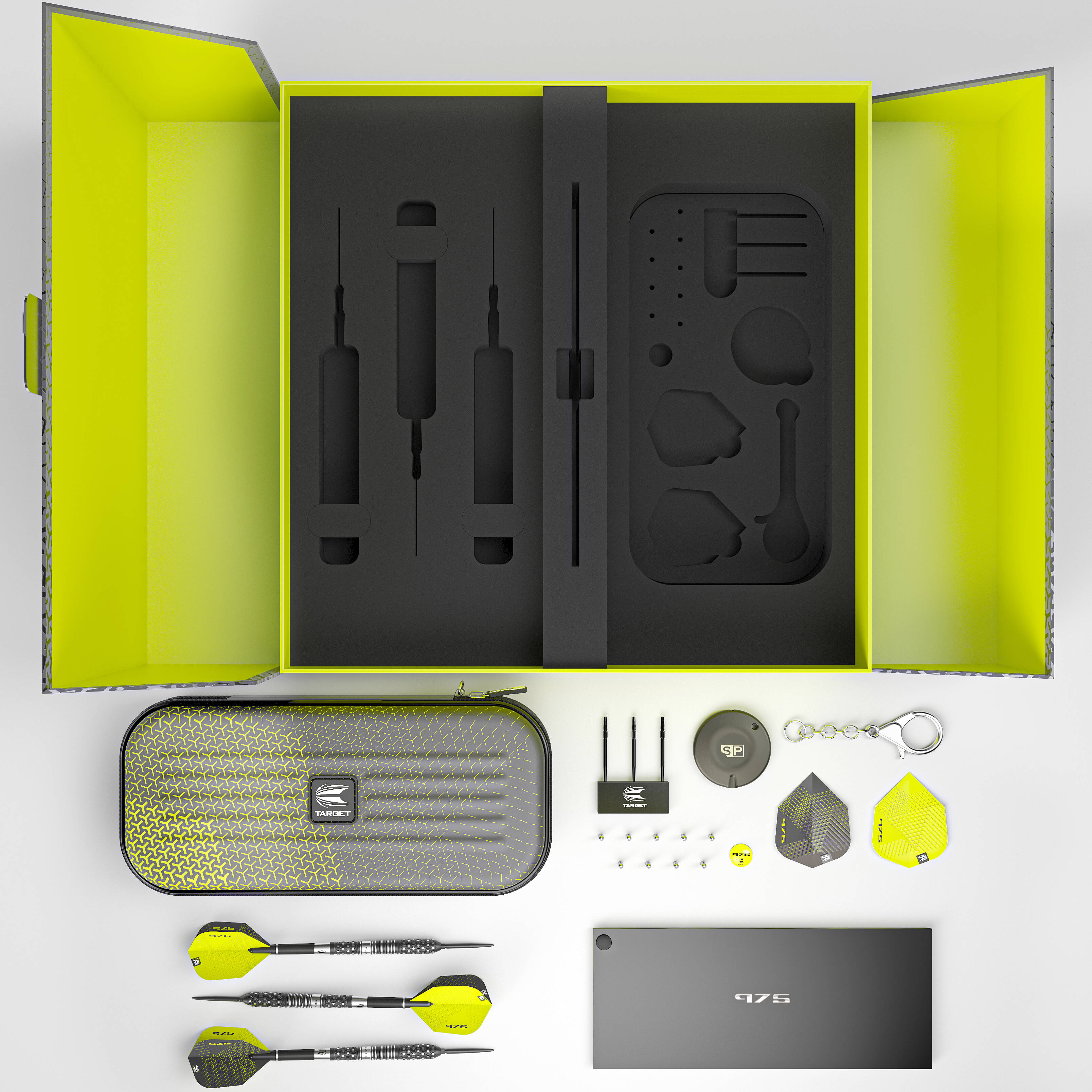 Target-Swiss-Point-975-03-Steeldart-Lieferumfang Target - Swiss Point - 975 03 - Steeldart