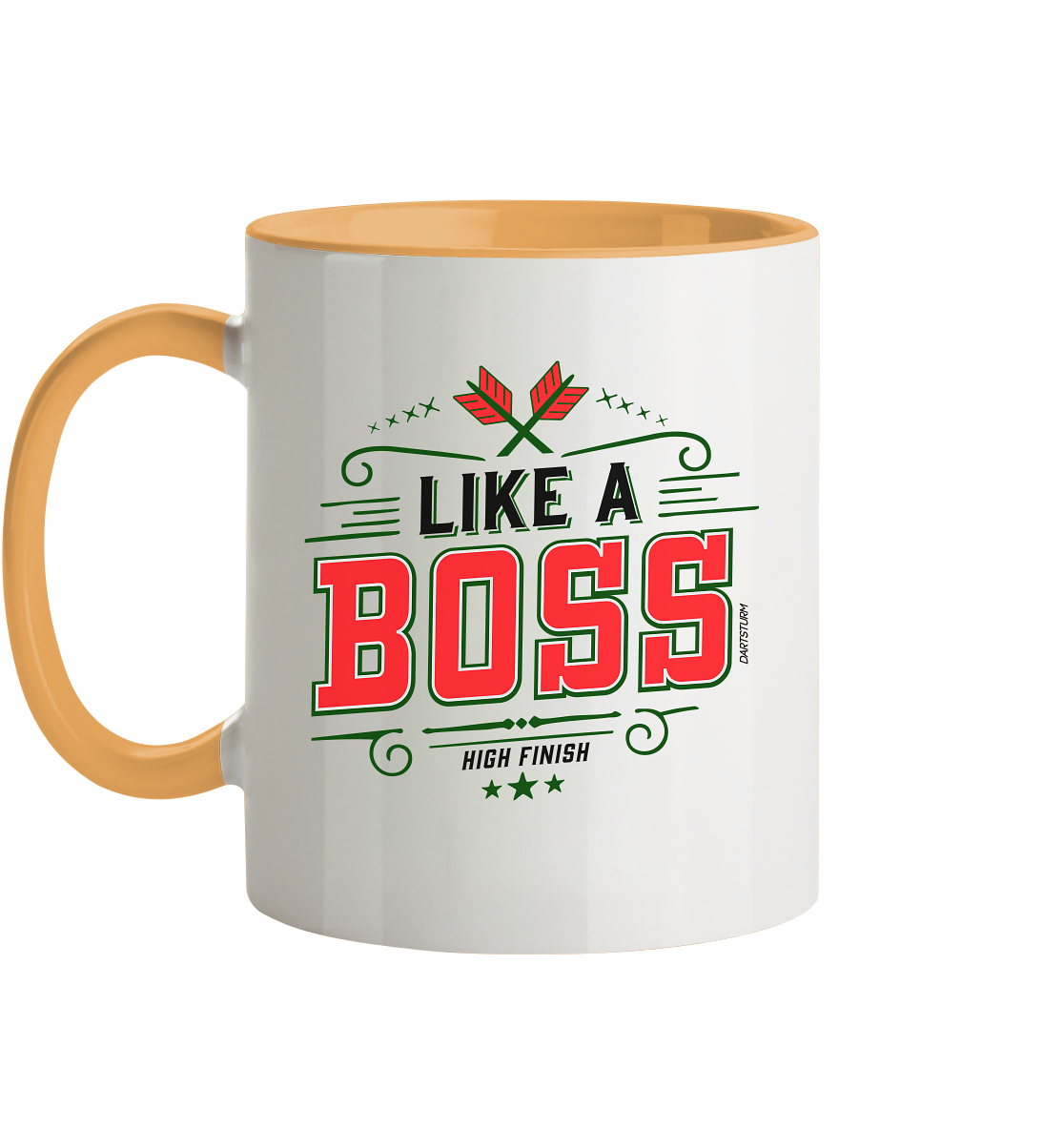 DartSturm - Like a Boss Red - Tasse zweifarbig DartSturm - Like a Boss Red - Tasse zweifarbig