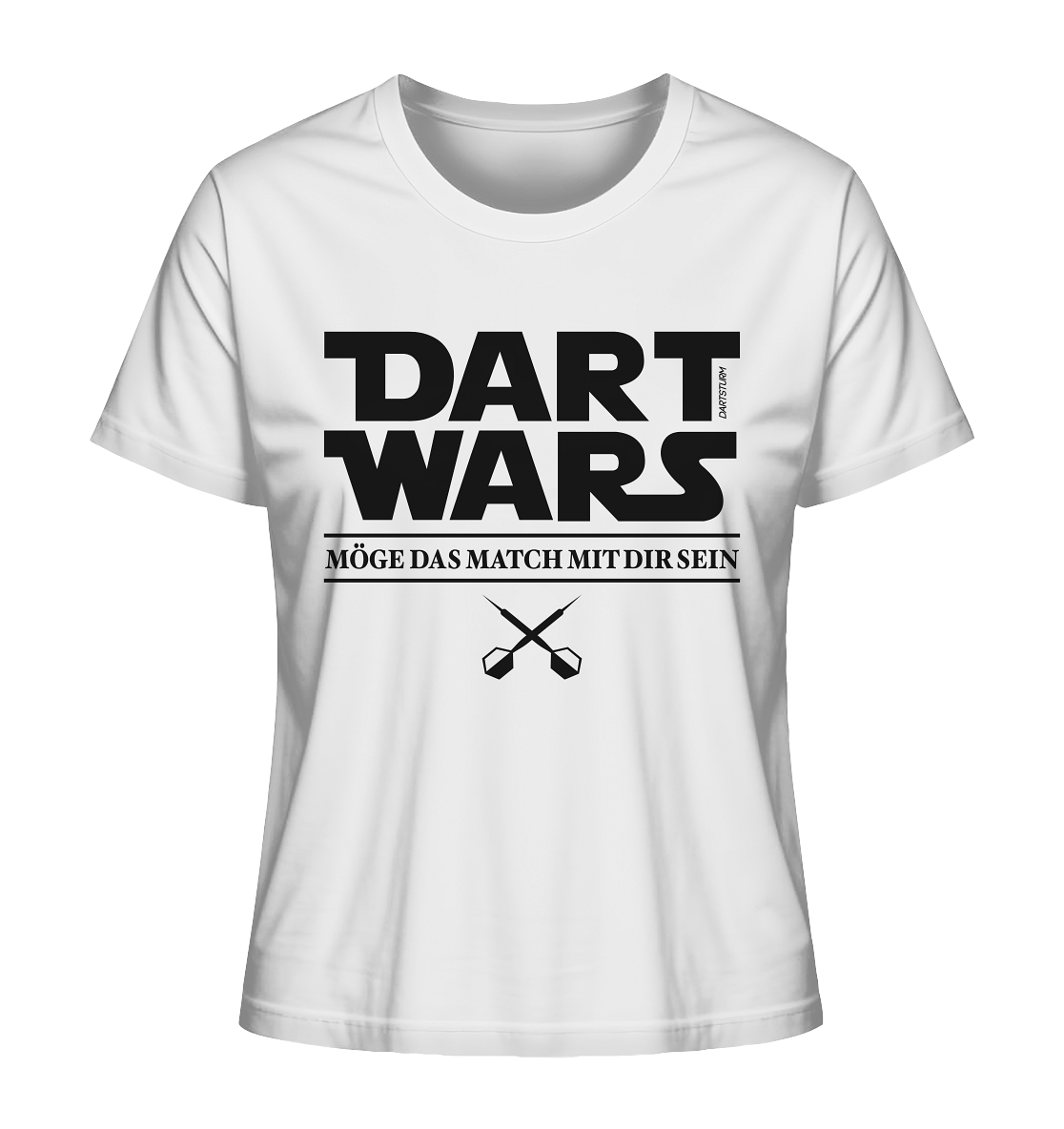 DartSturm - Dart Wars Schwarz - Ladies Organic Shirt