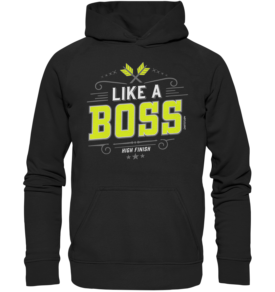 DartSturm - Like a Boss Yellow - Basic Unisex Hoodie DartSturm - Like a Boss Yellow - Basic Unisex Hoodie