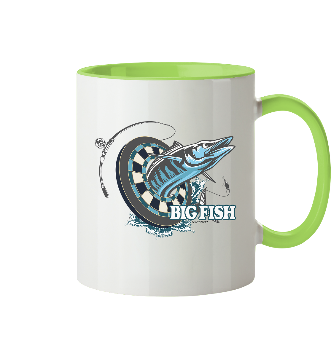DartSturm - Big Fish - Tasse zweifarbig DartSturm - Big Fish - Tasse zweifarbig