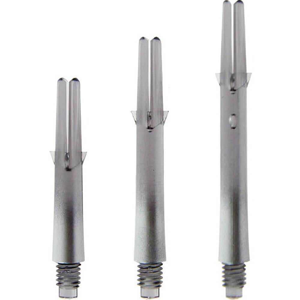 L-Style - L-Shaft Lock Straight TwoTone - Schwarz Klar Silber