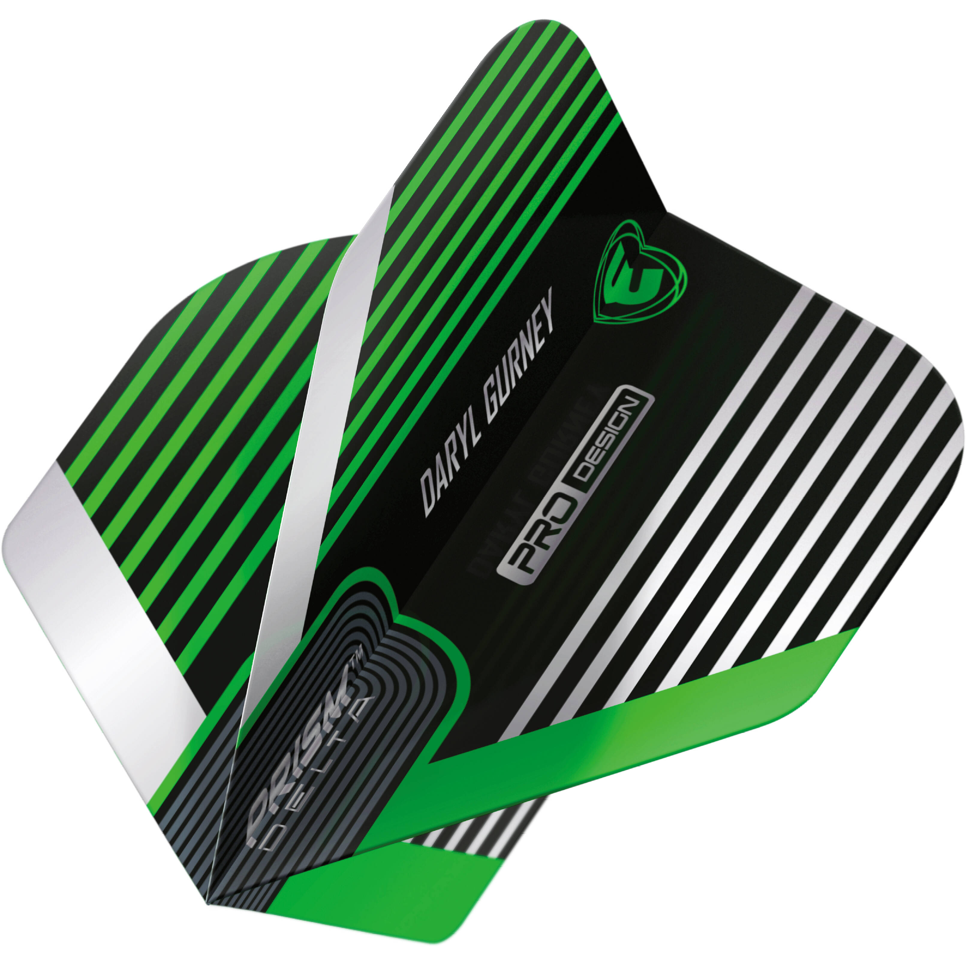 Winmau-Prism-Delta-Daryl-Gurney-Flight-Standard-Grun-Dynamisch Winmau - Prism Delta - Daryl Gurney Flight - Standard