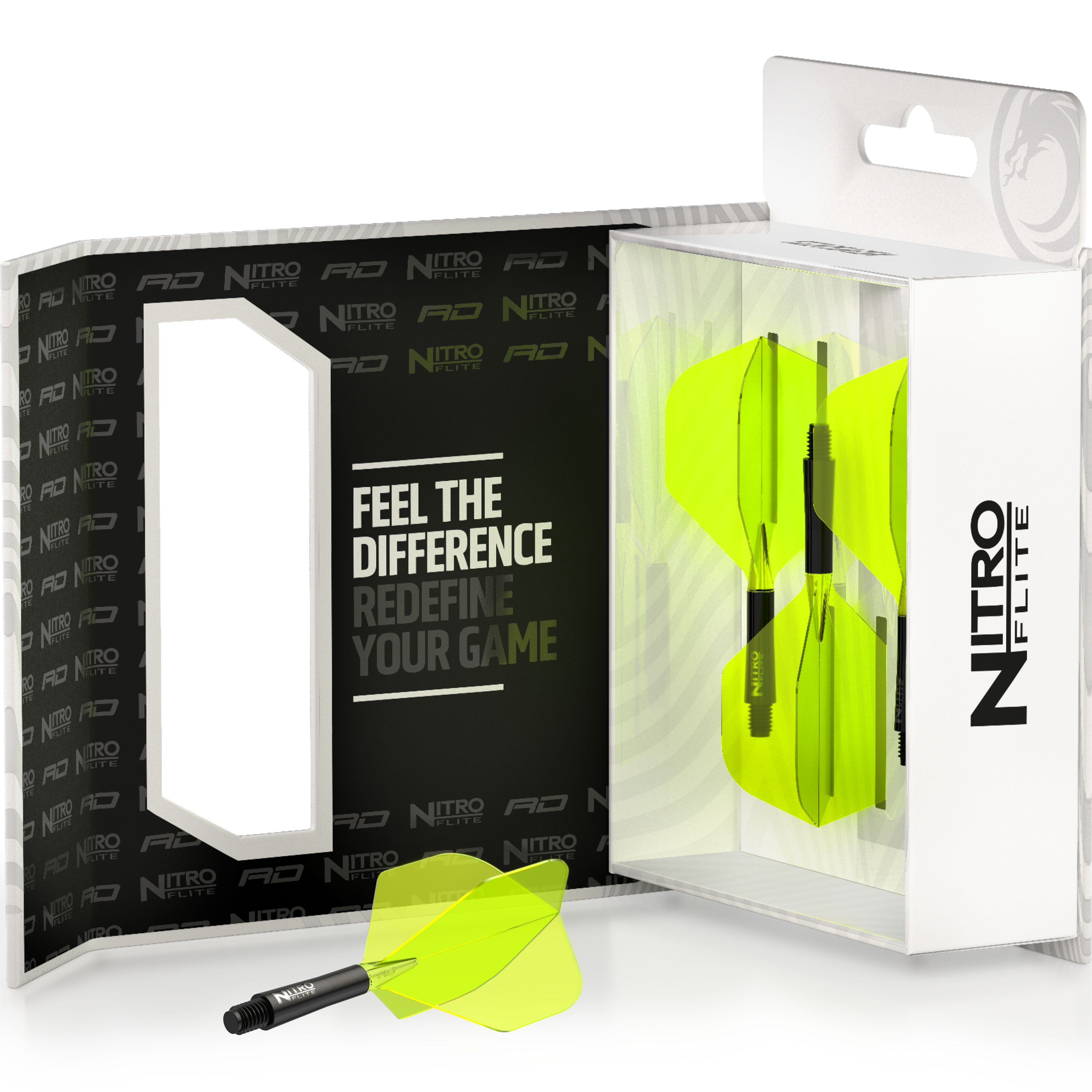 Red Dragon - Nitro Flite Flight Schwarz - Gelb