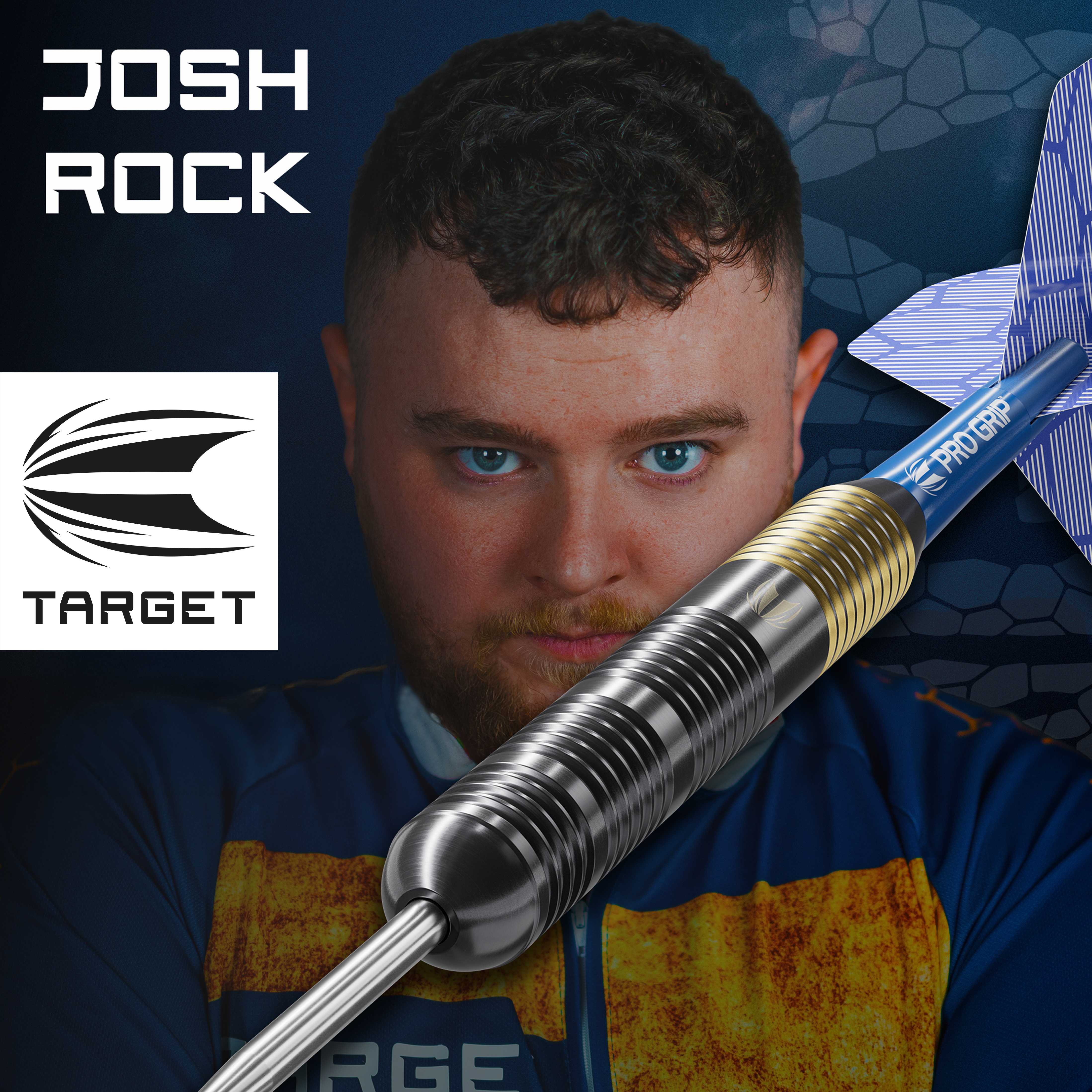 Target - Josh Rock Brass - Steeldart Target - Josh Rock Brass - Steeldart