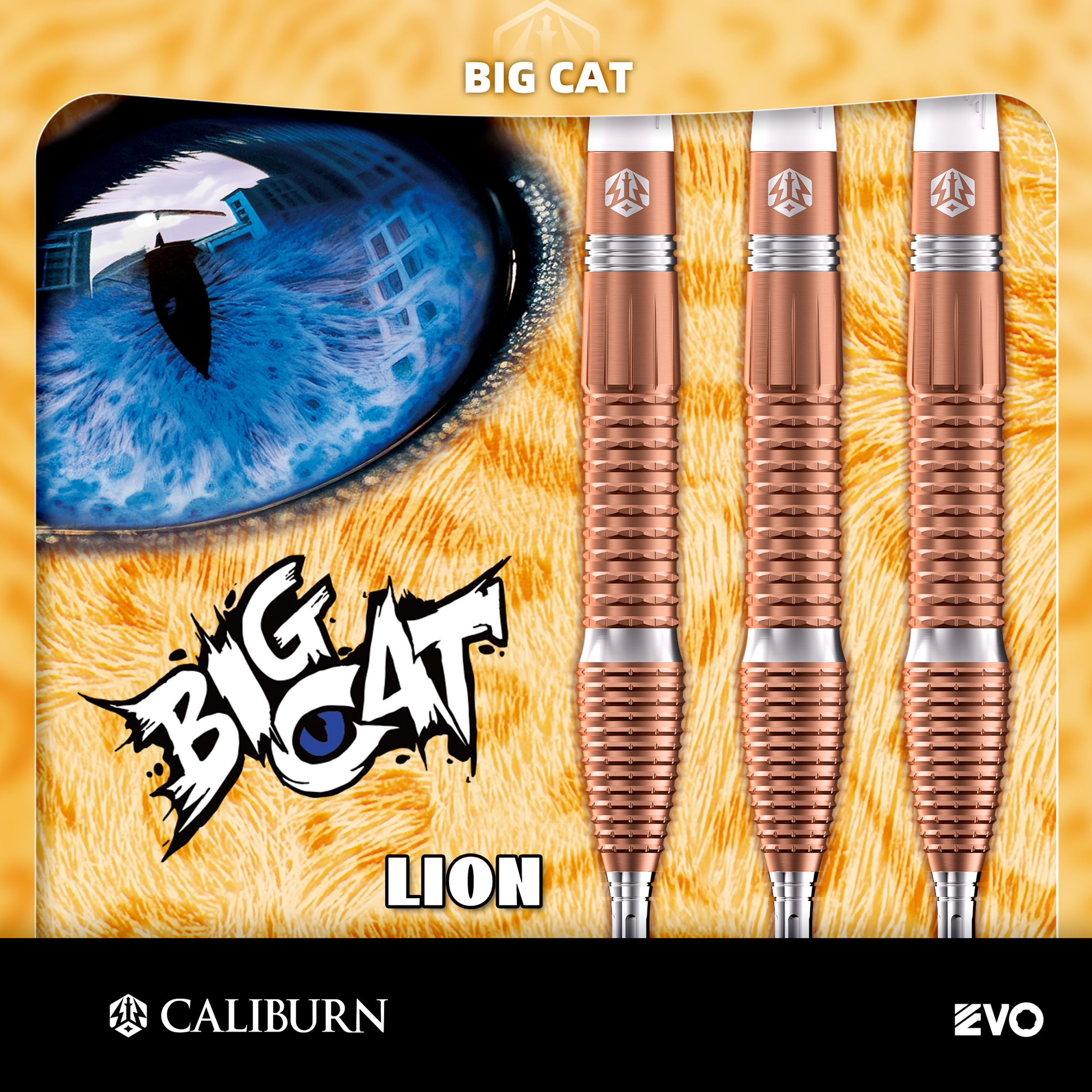 Caliburn - EVO Big Cats Lion - Steeldart Caliburn - EVO Big Cats Lion - Steeldart