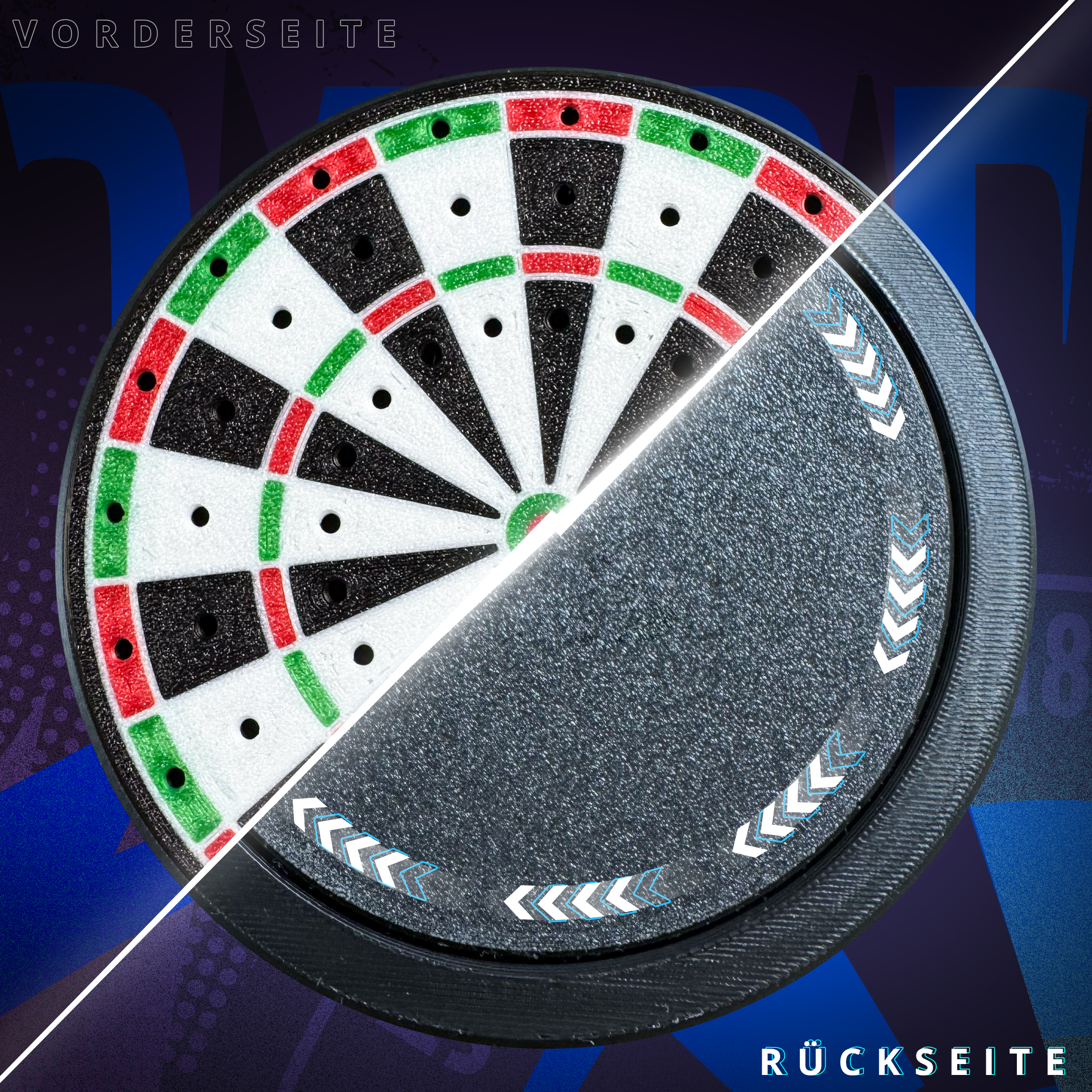 DartSturm - 3D Dartboard Dartständer - 60-Fach DartSturm - 3D Dartboard Dartständer - 60-Fach