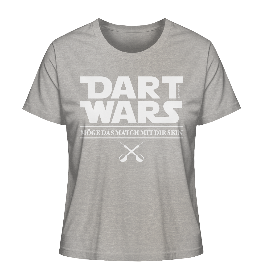 DartSturm - Dart Wars Weiß - Ladies Organic Shirt DartSturm - Dart Wars Weiß - Ladies Organic Shirt