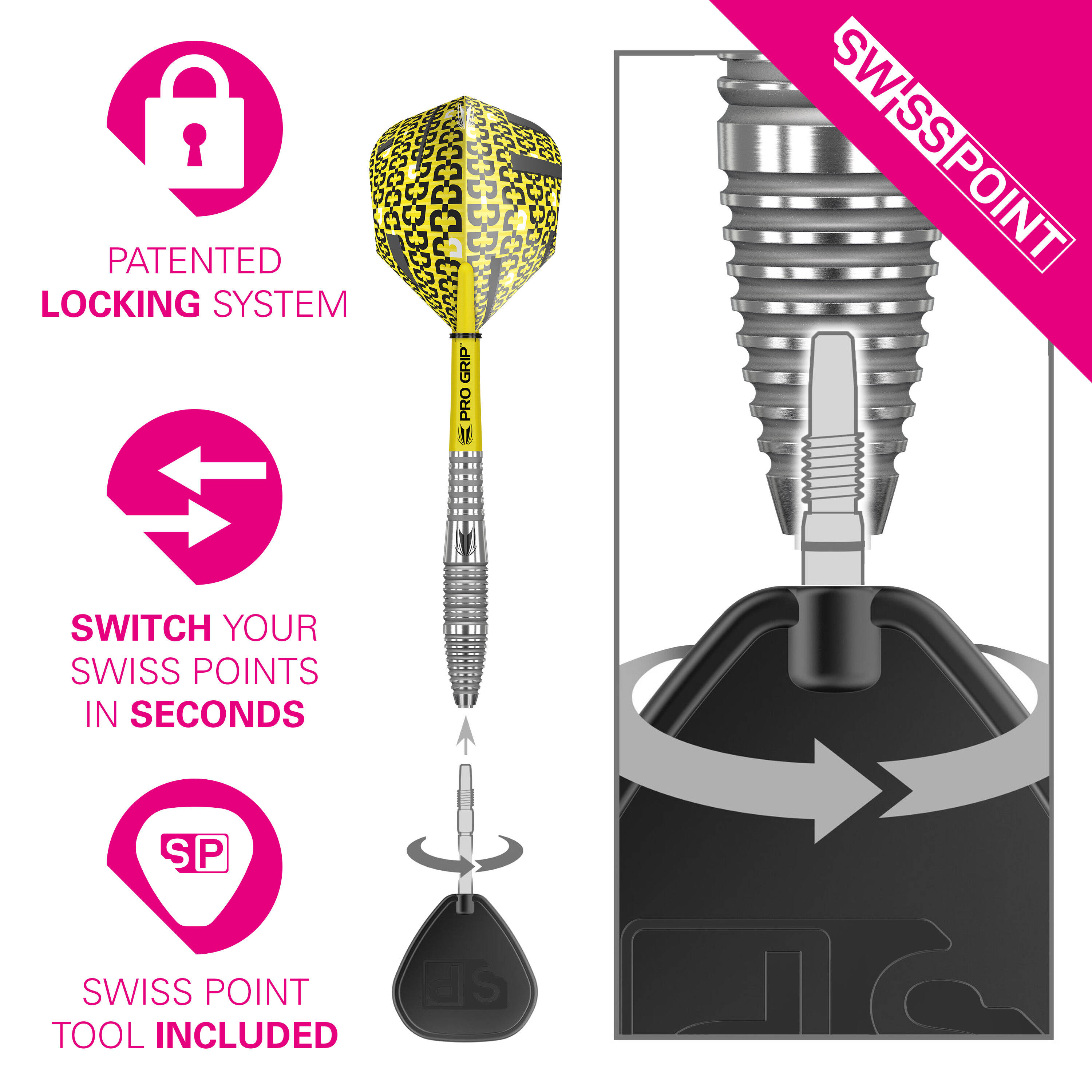 Target - Swiss Point - Bolide 05 - Steeldart Target - Swiss Point - Bolide 05 - Steeldart