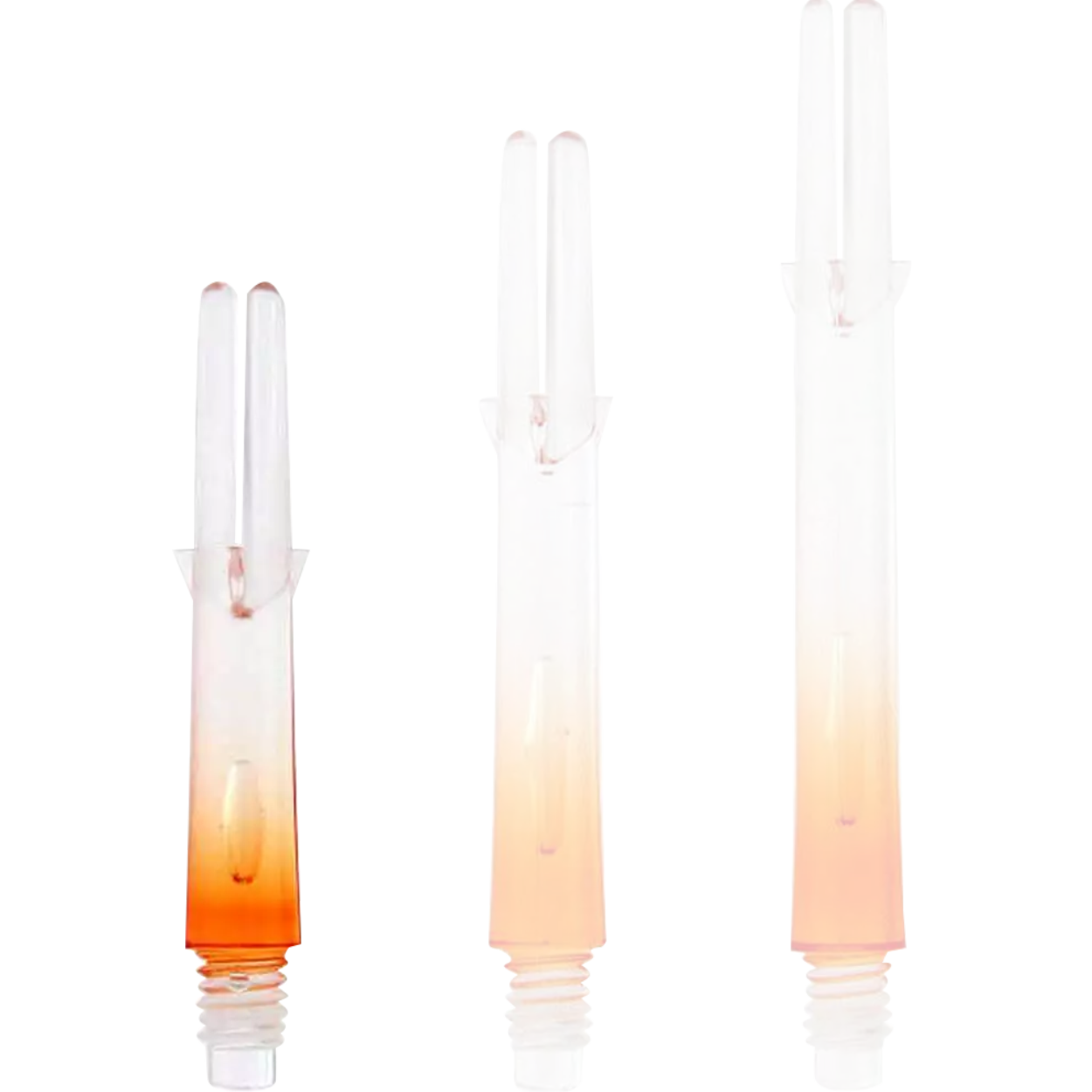 L-Style - L-Shaft Lock Straight TwoTone - Transparent Orange L-Style - L-Shaft Lock Straight TwoTone - Transparent Orange