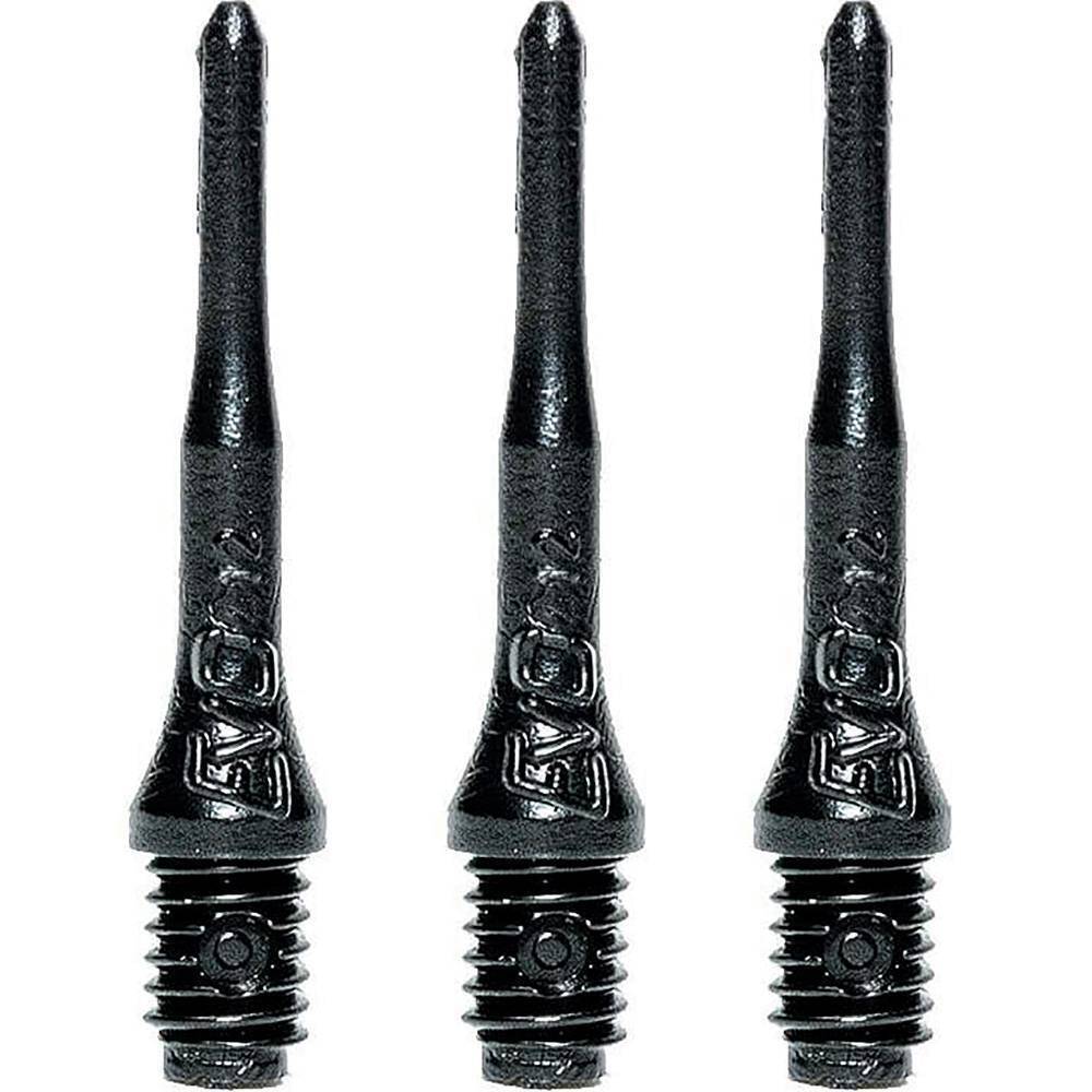 Evolution-Evo-Spitzen-22mm-Schwarz Evolution - Softdartspitzen