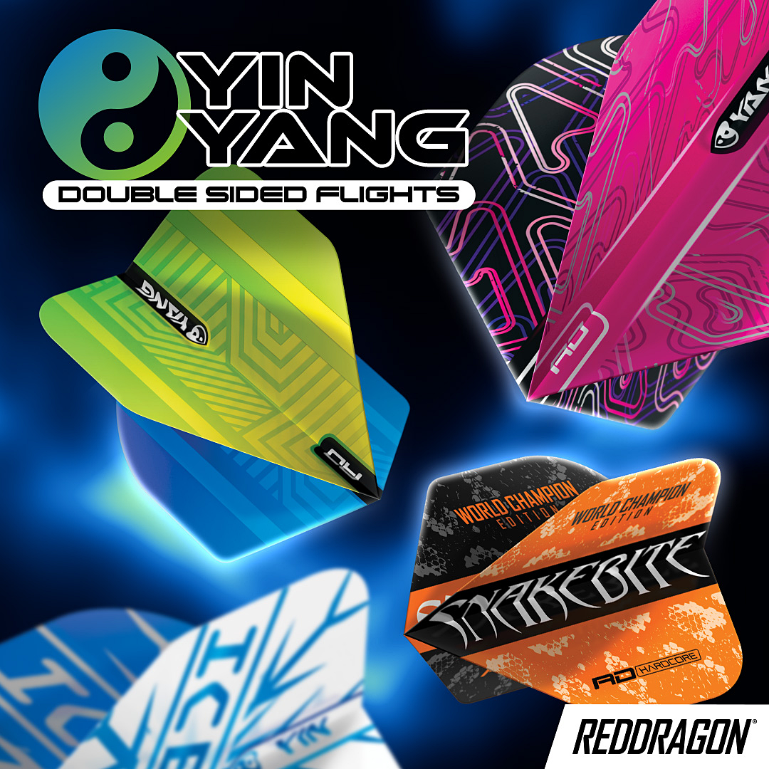 Red Dragon - Yin Yang Line Flight - Standard Red Dragon - Yin Yang Line Flight - Standard