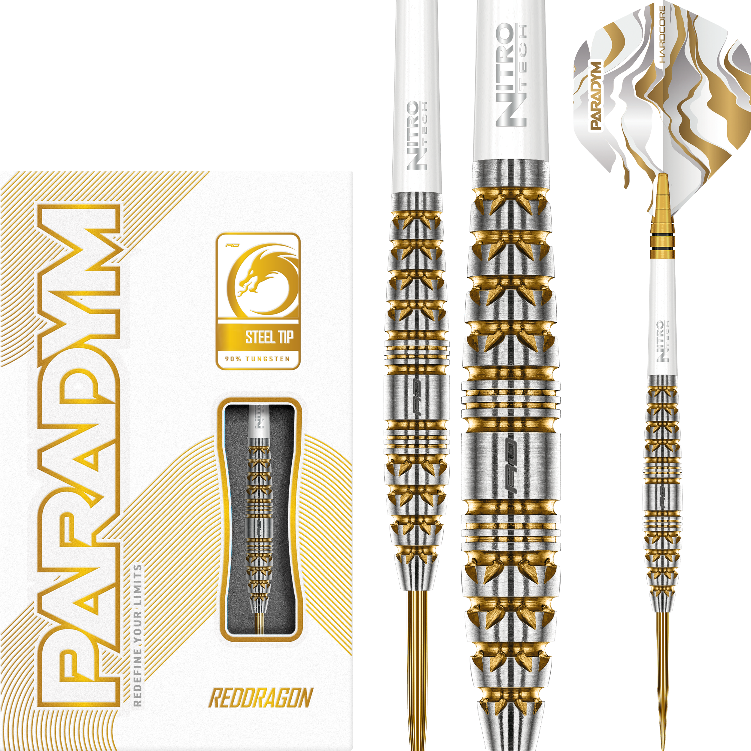 Red Dragon - Paradym Gold Torpedo - Steeldart Red Dragon - Paradym Gold Torpedo - Steeldart