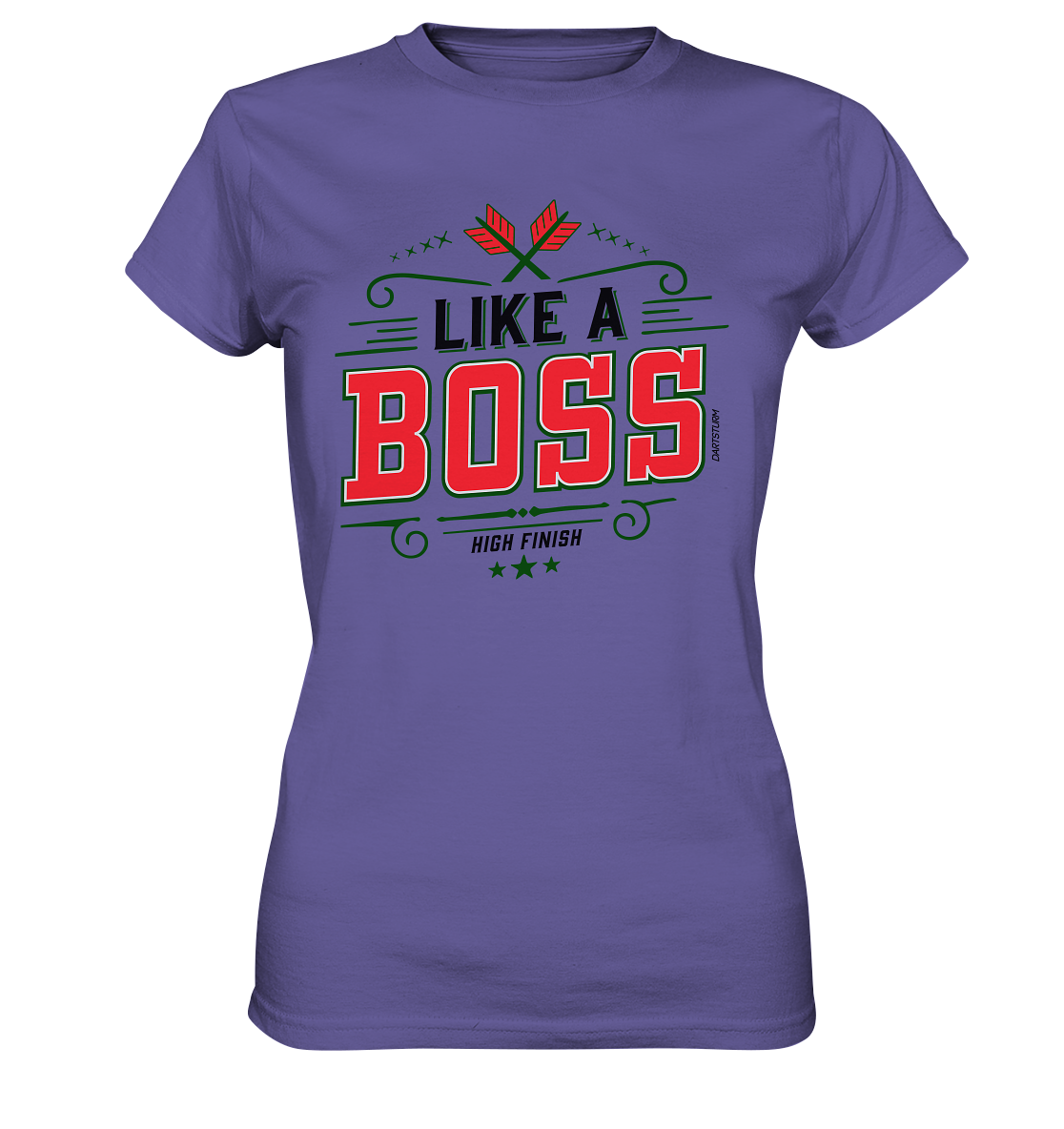 DartSturm - Like a Boss Red - Ladies Premium Shirt DartSturm - Like a Boss Red - Ladies Premium Shirt