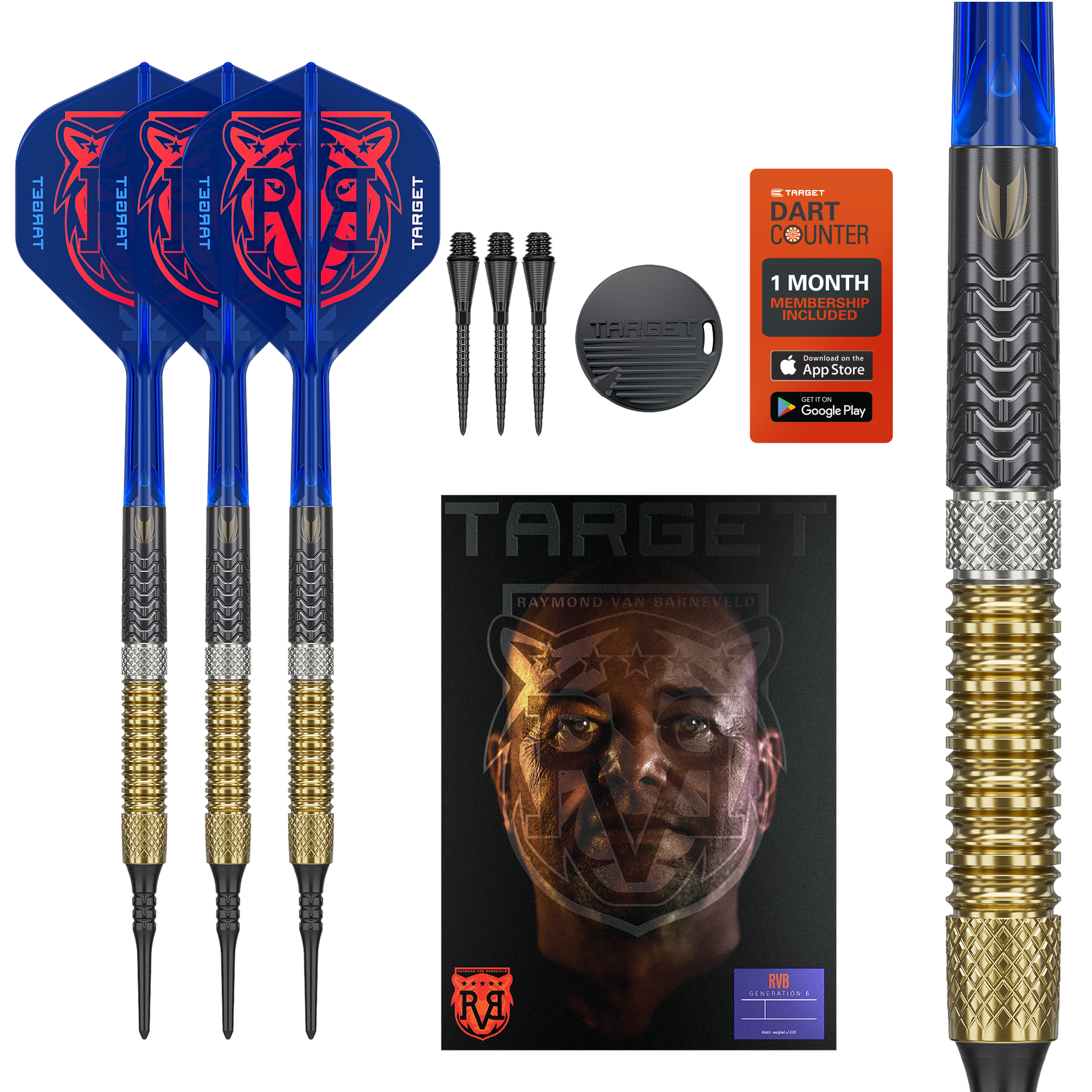 Target - Raymond van Barneveld GEN 6 - Softdart Target - Raymond van Barneveld GEN 6 - Softdart