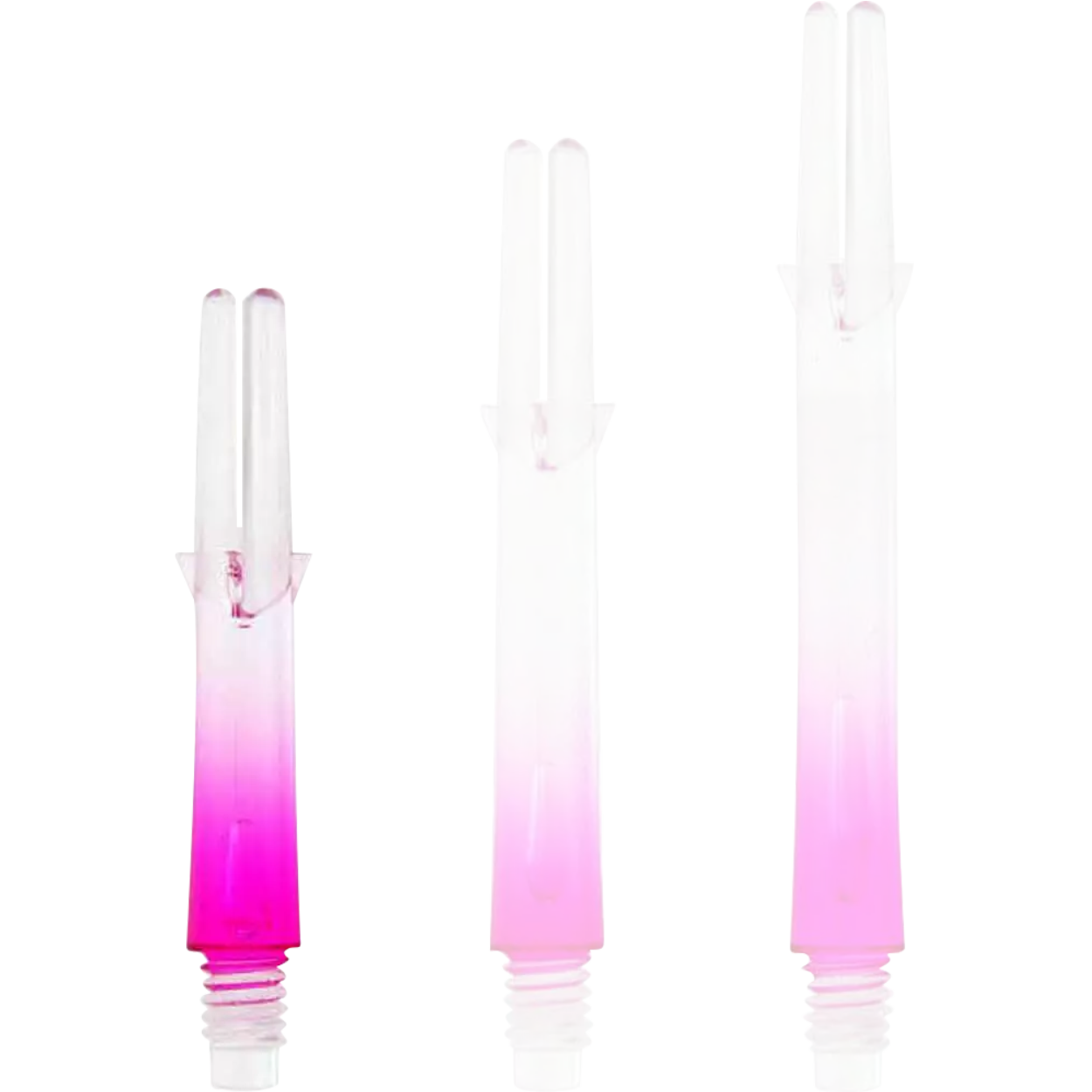 L-Style - L-Shaft Lock Straight TwoTone - Transparent Pink L-Style - L-Shaft Lock Straight TwoTone - Transparent Pink