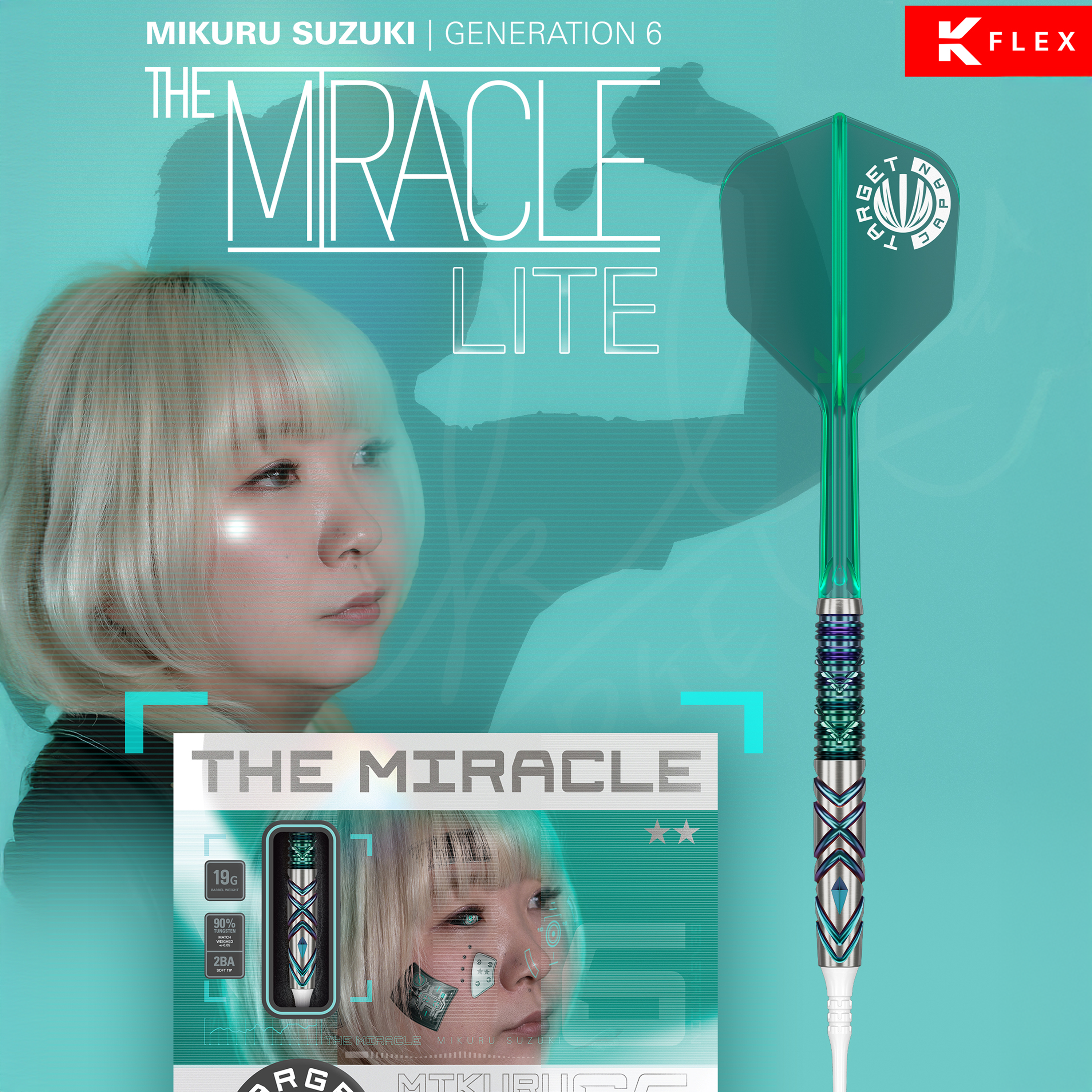 Target Japan - Mikuru Suzuki Lite GEN 6 - Softdart Target Japan - Mikuru Suzuki Lite GEN 6 - Softdart