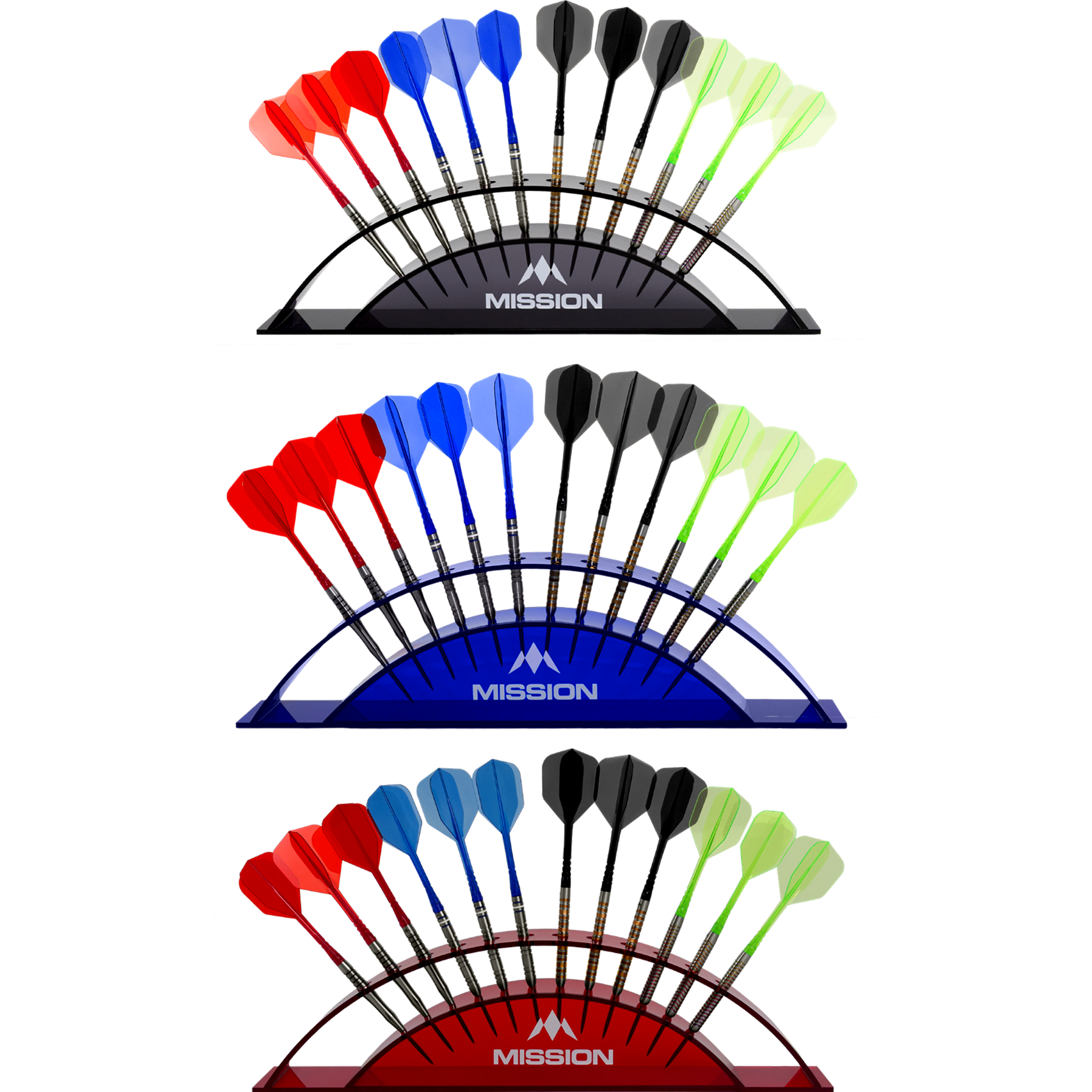 Mission - Acryl Dartständer Arc - 12-Fach