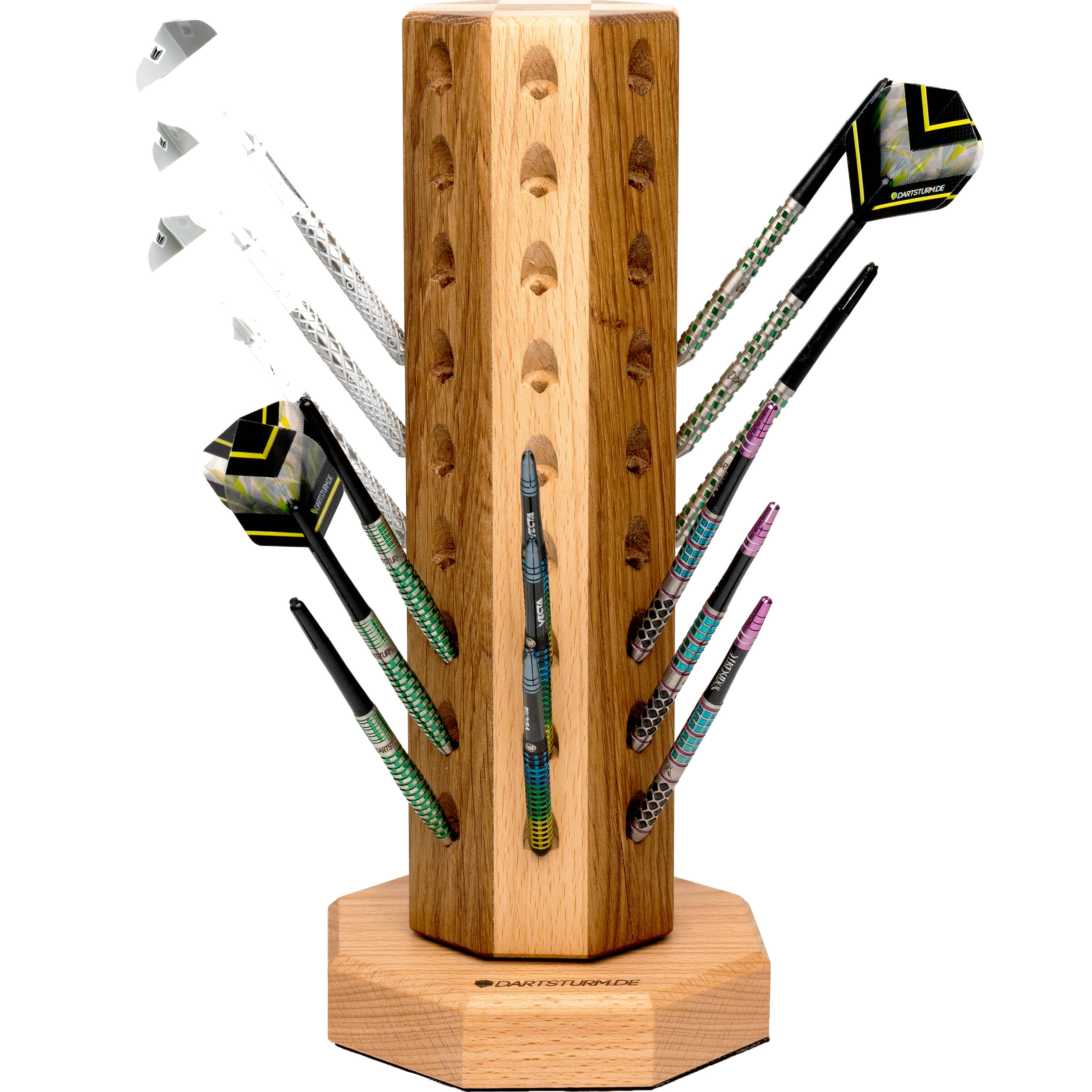DartSturm-de-Tower-Dartstander-24-Fach-Mit-Darts DartSturm - Tower Dartständer