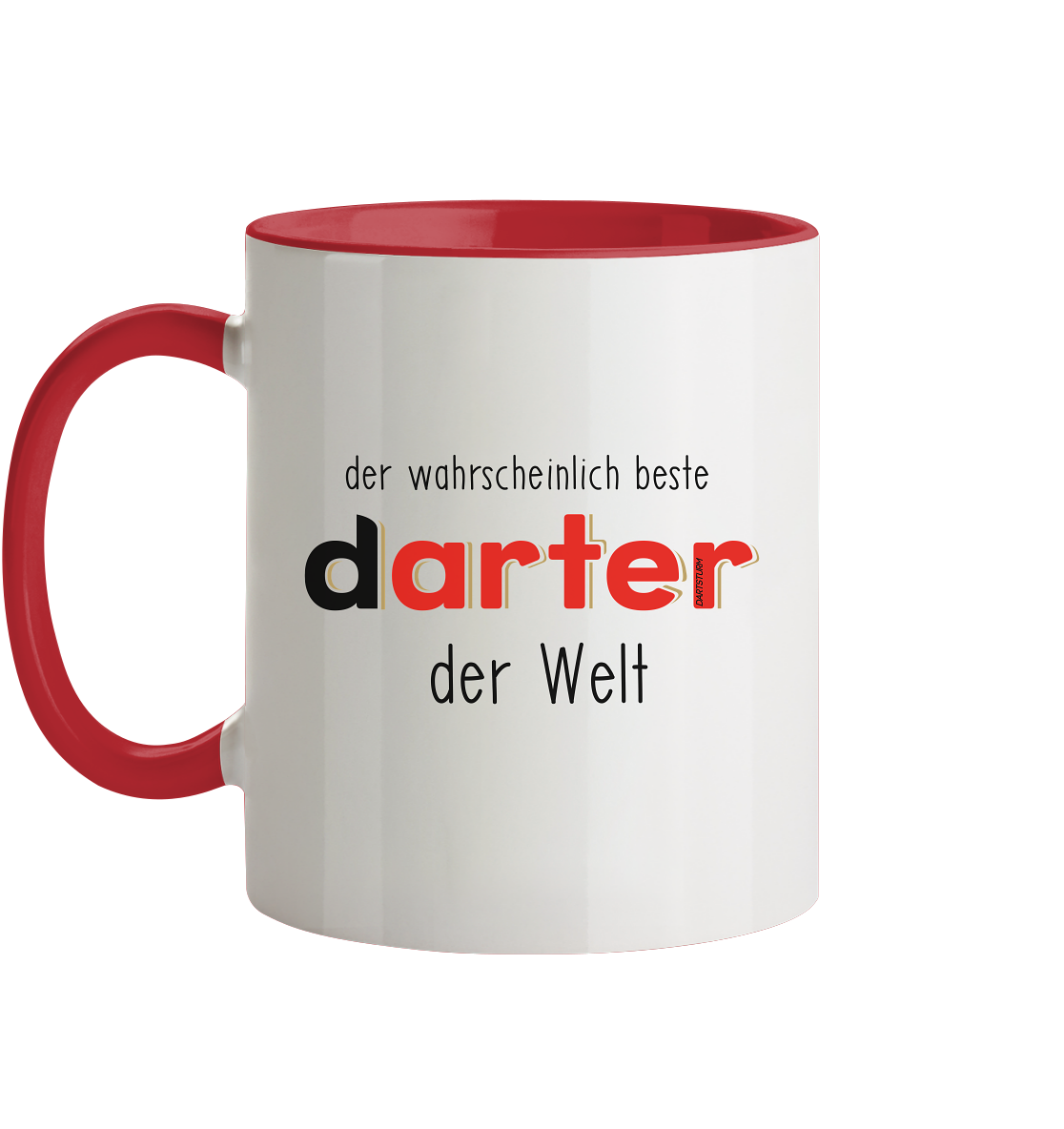DartSturm - Der wahrscheinlich beste darter der Welt Schwarz - Tasse zweifarbig DartSturm - Der wahrscheinlich beste darter der Welt Schwarz - Tasse zweifarbig