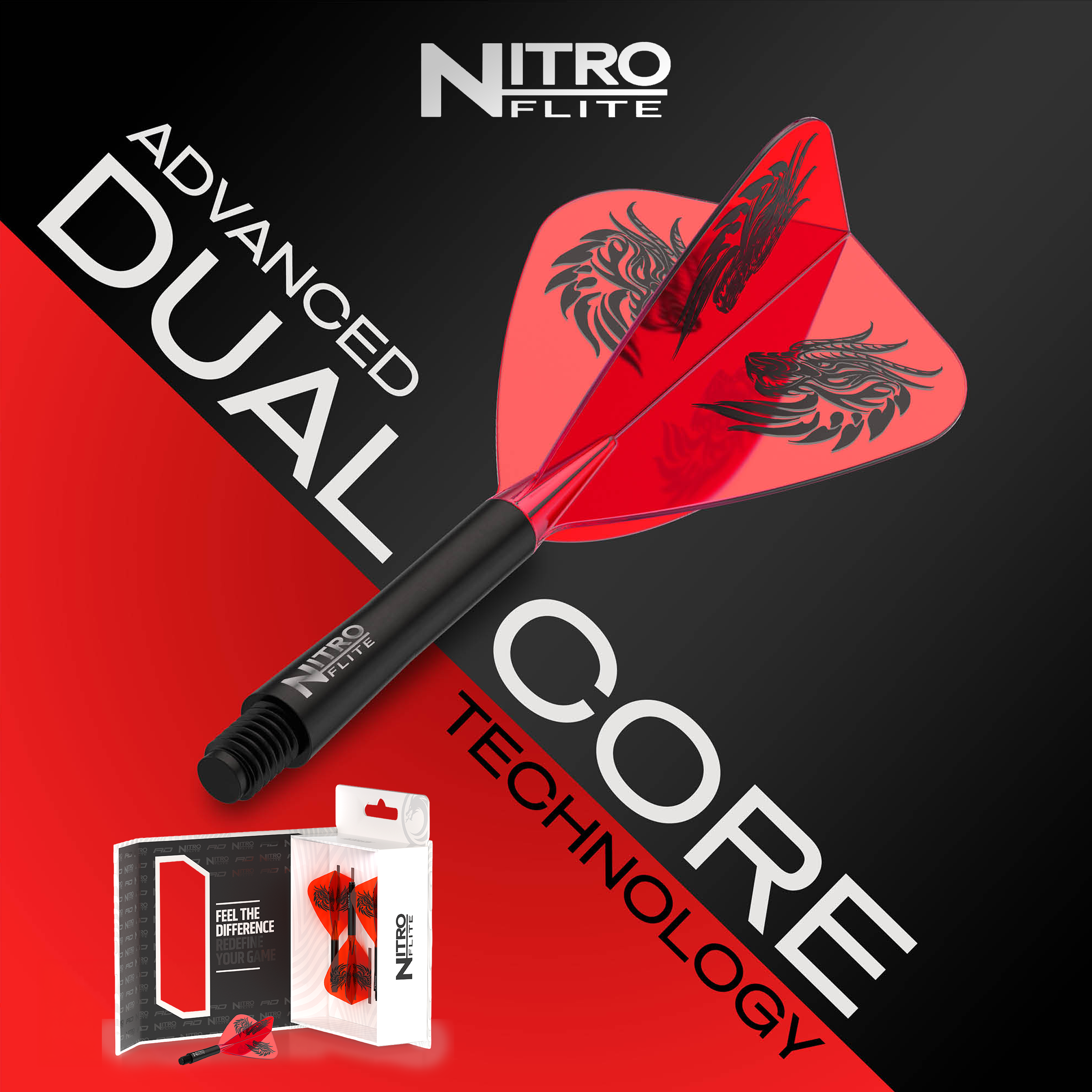 Red Dragon - Nitro Flite Flight - Jonny Clayton - Kite