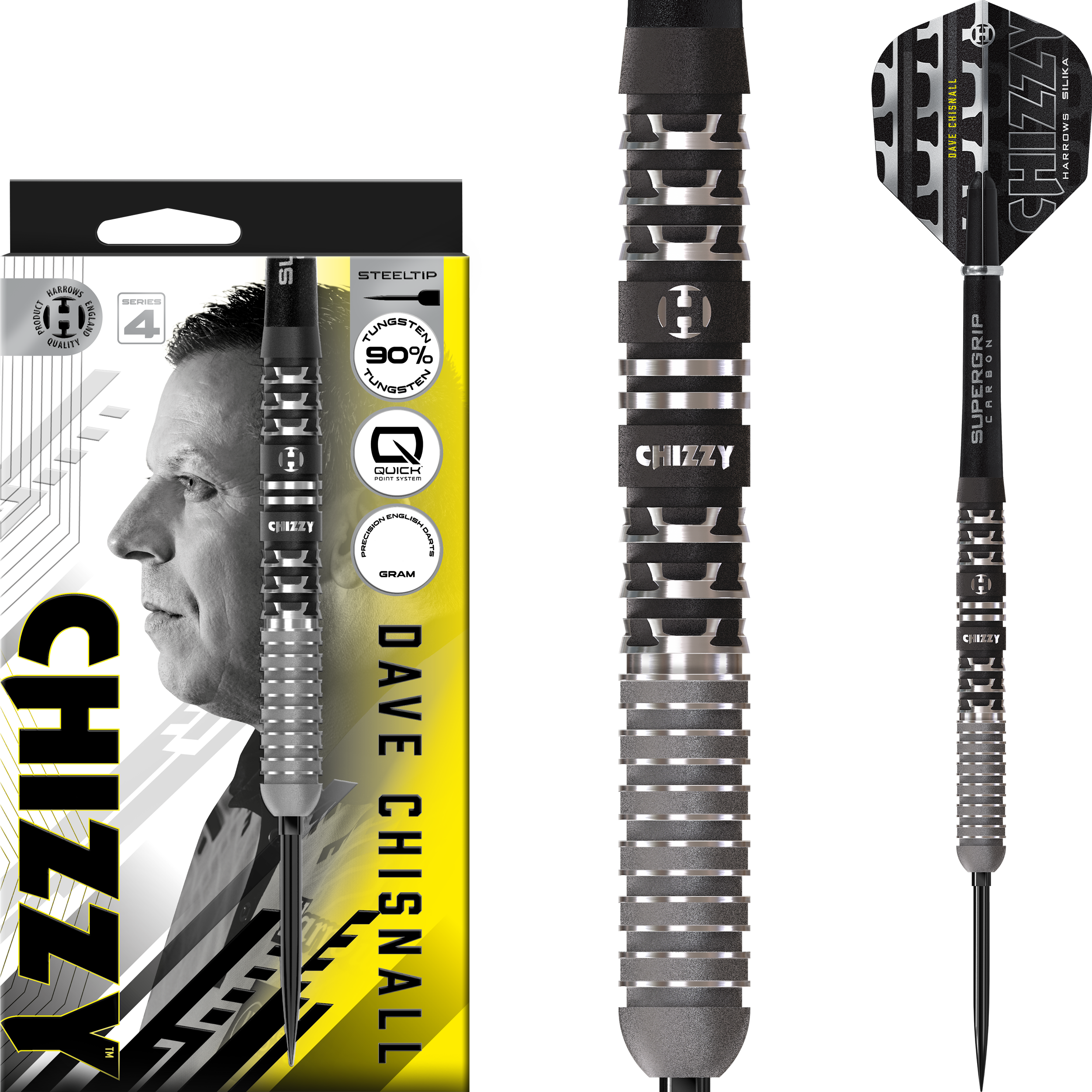 Harrows - Quick Point - Dave Chisnall GEN 4 - Steeldart Harrows - Quick Point - Dave Chisnall GEN 4 - Steeldart
