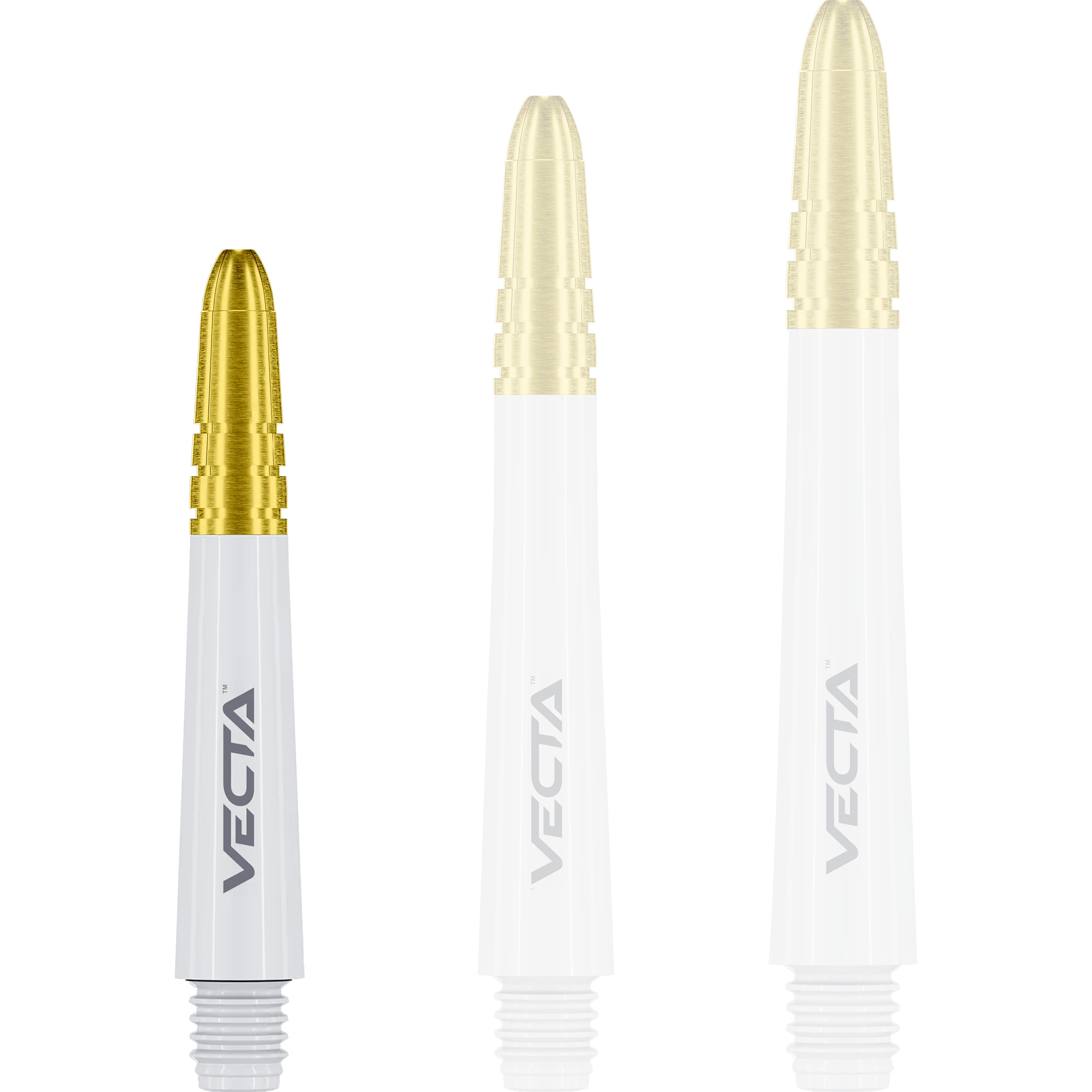 Winmau - Vecta Shaft - Weiß Gold Winmau - Vecta Shaft - Weiß Gold