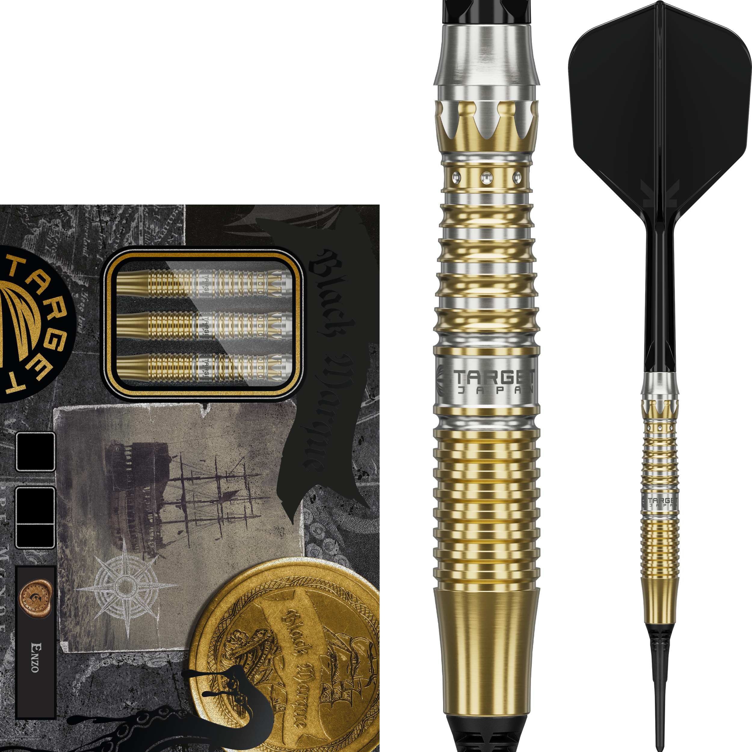 Target Japan - Black Marque Enzo - Softdart Target Japan - Black Marque Enzo - Softdart