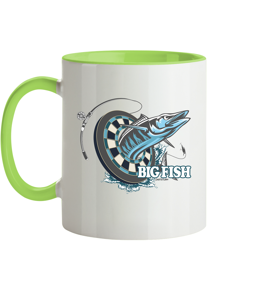 DartSturm - Big Fish - Tasse zweifarbig DartSturm - Big Fish - Tasse zweifarbig