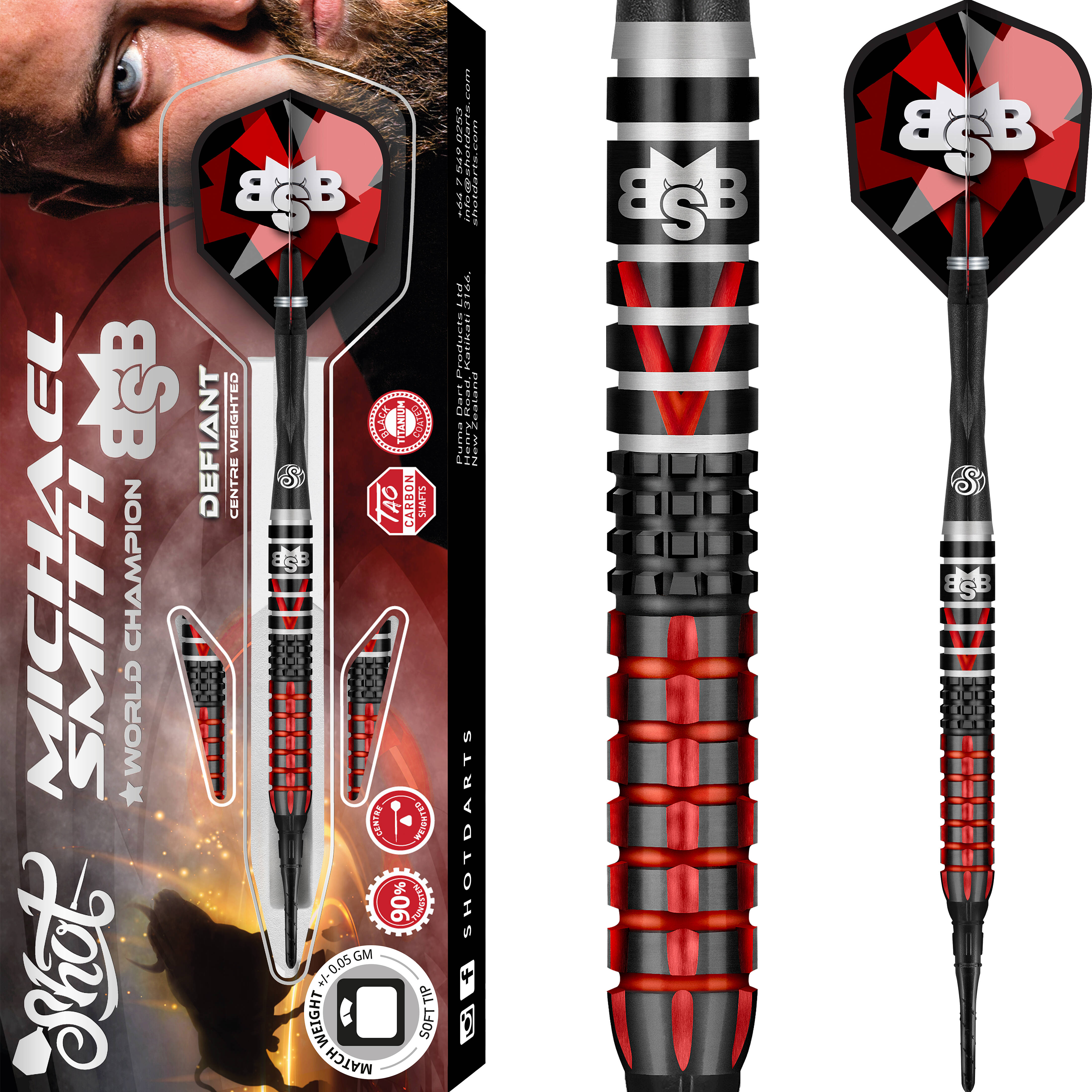 Shot-Michael-Smith-Defiant-Softdart-Collage Shot - Michael Smith Defiant - Softdart