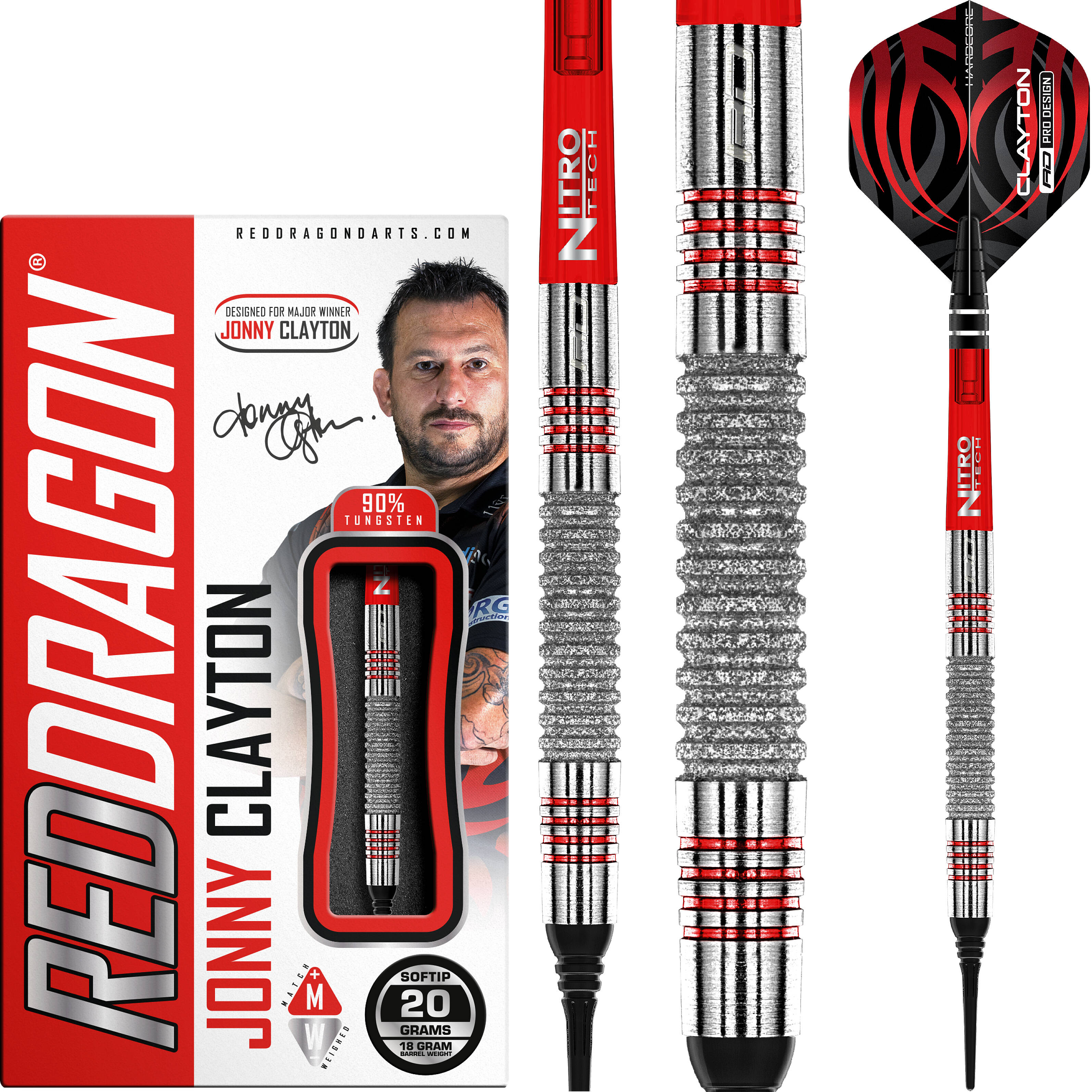 Red-Dragon-Jonny-Clayton-Element-Softdart-Collage Red Dragon - Jonny Clayton Element - Softdart