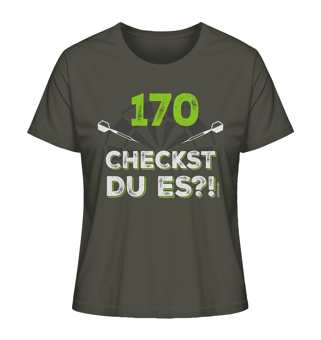 DartSturm - 170 Checkst du es - Ladies Organic Shirt
